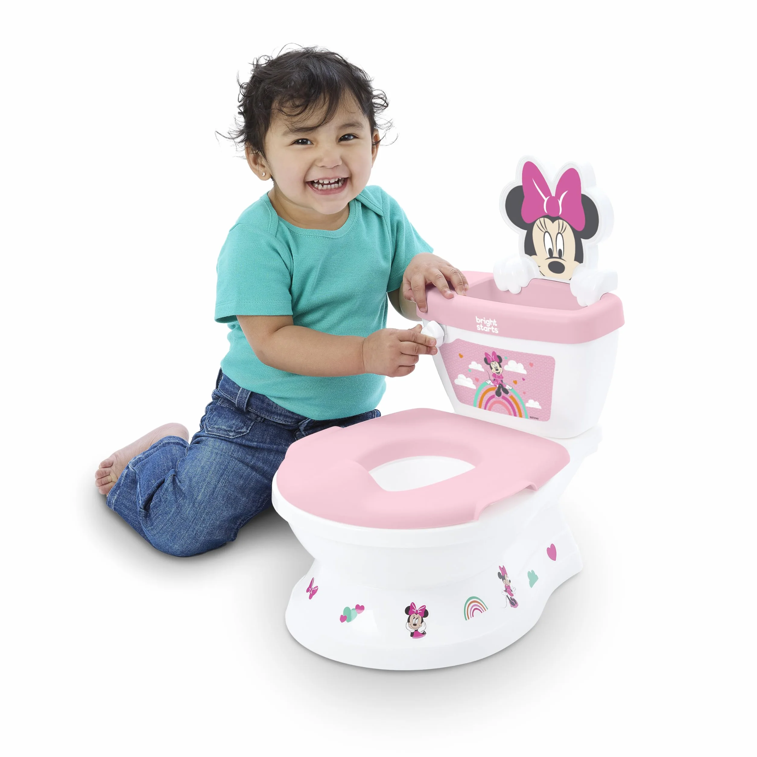 Disney Baby Minnie Mouse My Size toaleta do nauki korzystania z nocnika Bright Starts