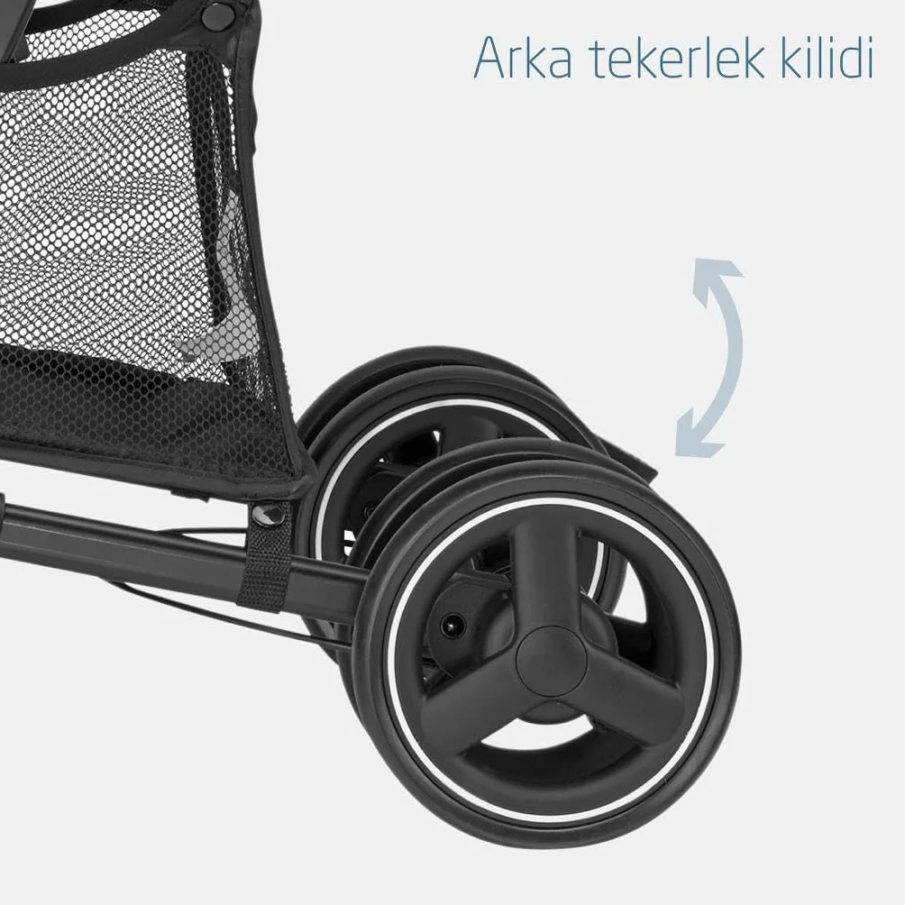 Maxi-Cosi Mara Buggy, bardzo lekki i kompaktowy wózek dziecięcy z 3 pozycjami leżenia, odpowiedni od urodzenia do ok. 4 lat (maks. 22 kg), Brave Graphite