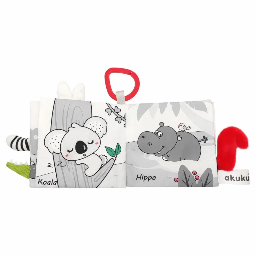 AKUKU Książeczka sensoryczna Animal Kingdom A0481
