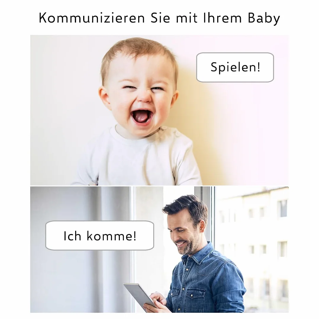 ELRO BC4000 Baby Monitor Royale Full HD niania elektroniczna z ekranem dotykowym 12,7 cm