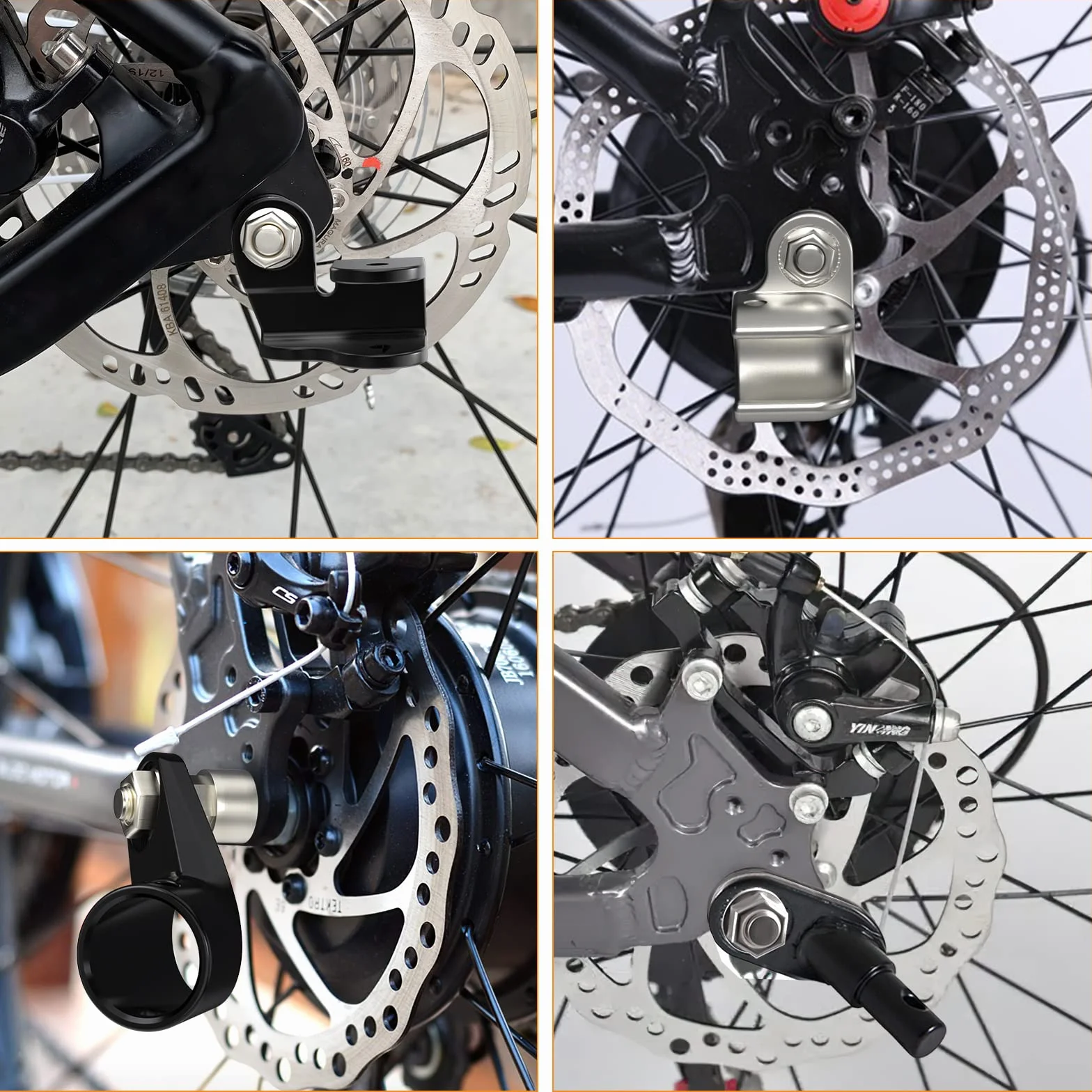 Adapter osi wtykowej M12 do przyczepki rowerowej, regulowana długość trzpienia
