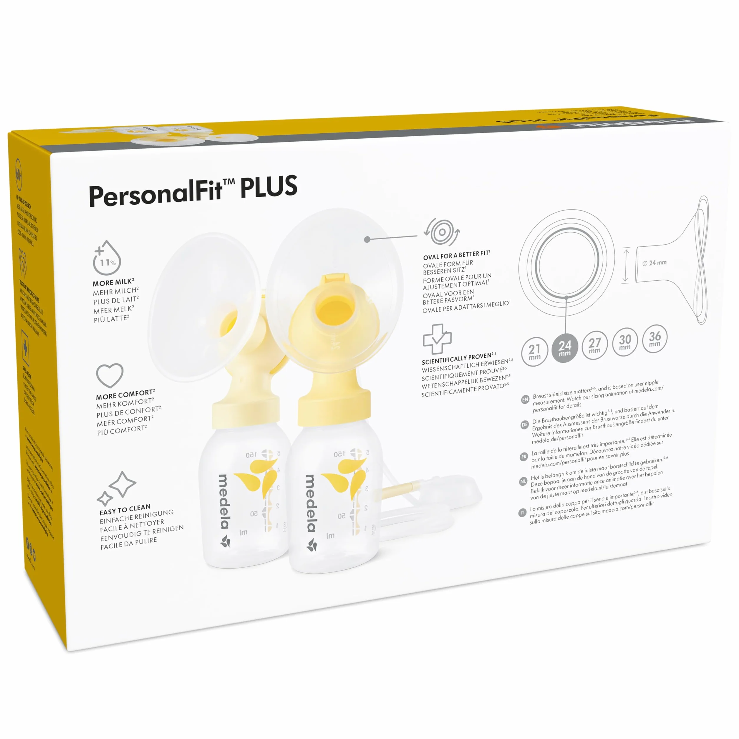 Medela Symphony Doppelpumpset PersonalFit Plus Größe M