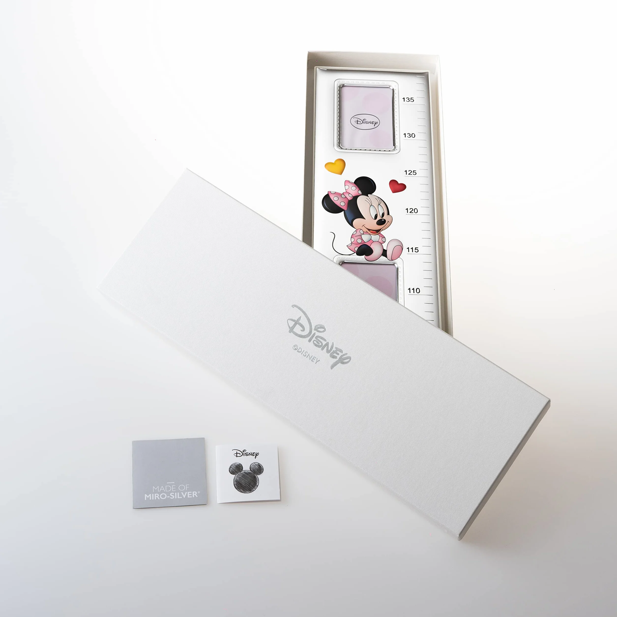 Disney Minnie taśma miernicza dla dzieci srebrna z ramką na zdjęcia