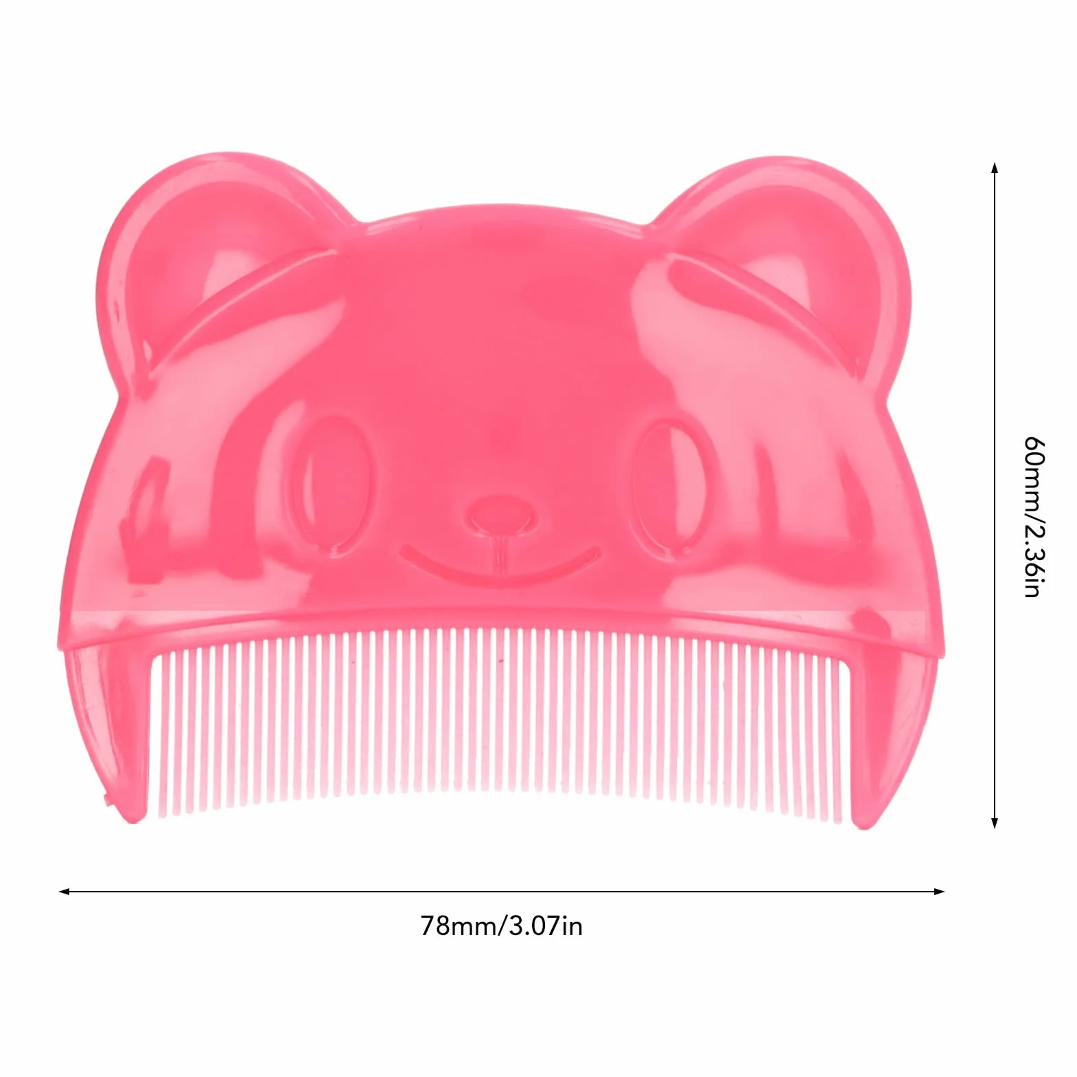 Szczotka do Kąpieli dla Dzieci, Szczotka do Kołyski Oraz Grzebień, Miękka Baby Bath Silicone Brush Set z Cradle Cap Bristle Brush i Pudełko do Przechowywania Idealny dla Noworodków i(Czerwony)
