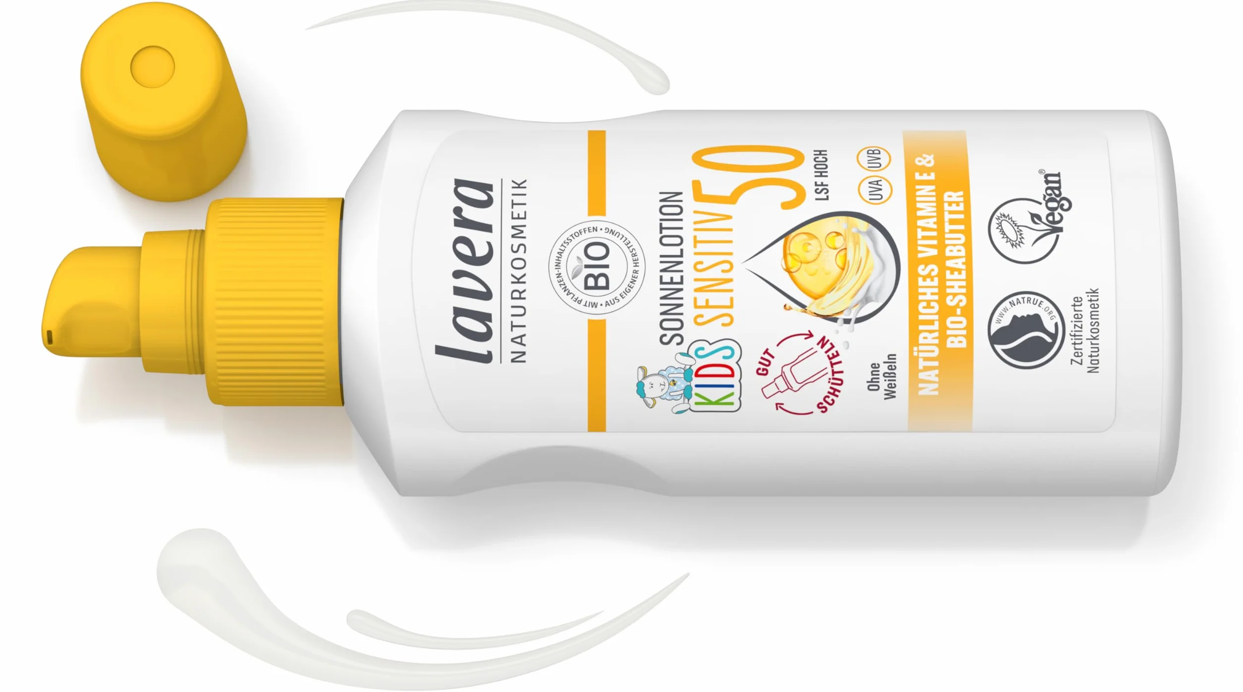 lavera Balsam przeciwsłoneczny Sensitiv Kids LSF 50 krem przeciwsłoneczny dla dzieci mineralny wodoodporny 100 ml