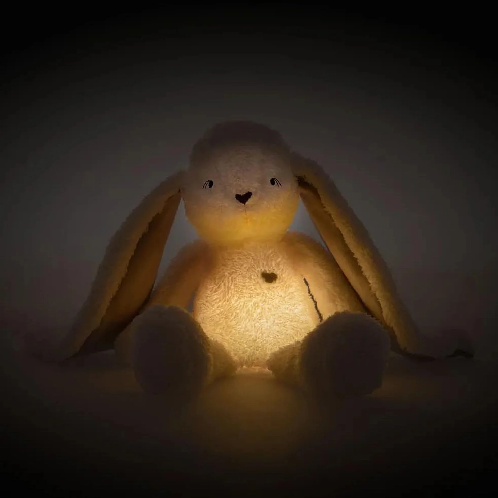 myHummmy Schlummerhäschen 5in1 mit Licht écru-grau