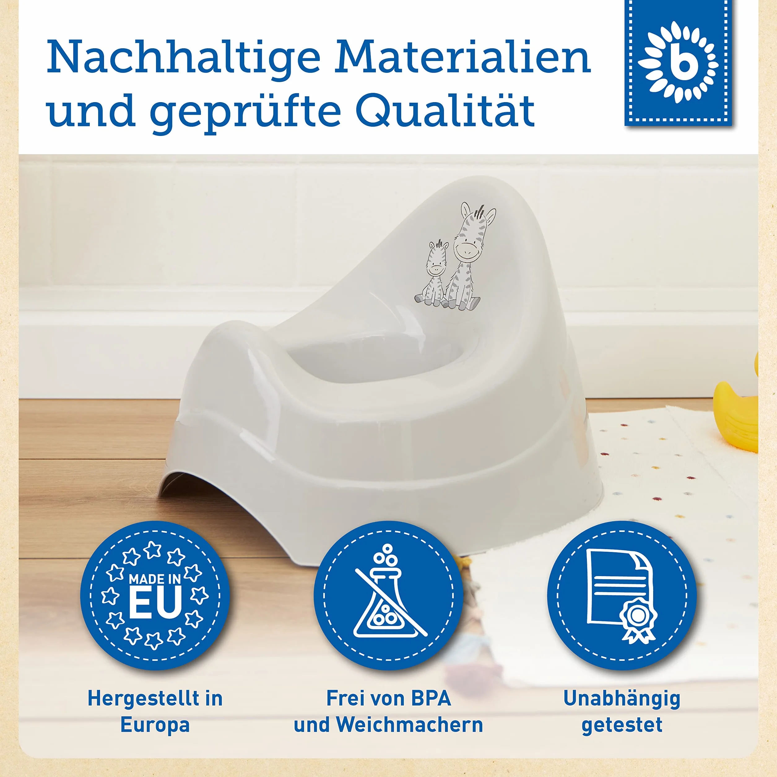 Bieco Nocnik z muzyką | nocnik dla dzieci od 1 roku życia | Toaleta dla niemowląt | Toaleta treningowa Potty | nocnik dla dzieci od 2 lat Toaleta dla dzieci