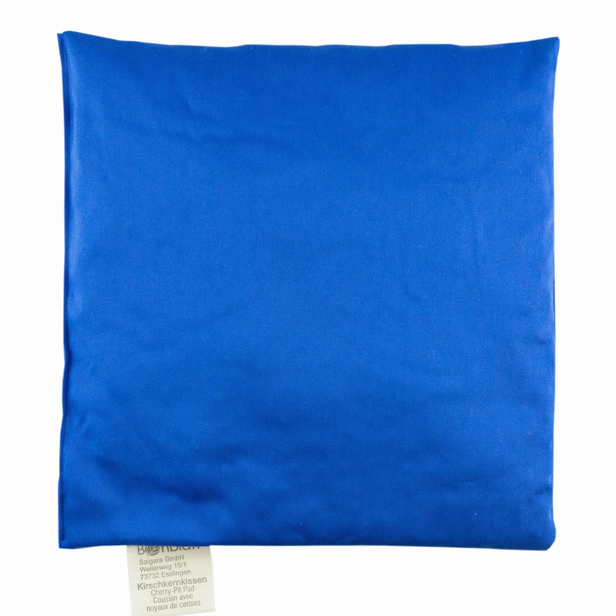 Poduszka z pestkami wiśni Bio Bonblatt® Öko-Tex 100 19x19 cm niebieska