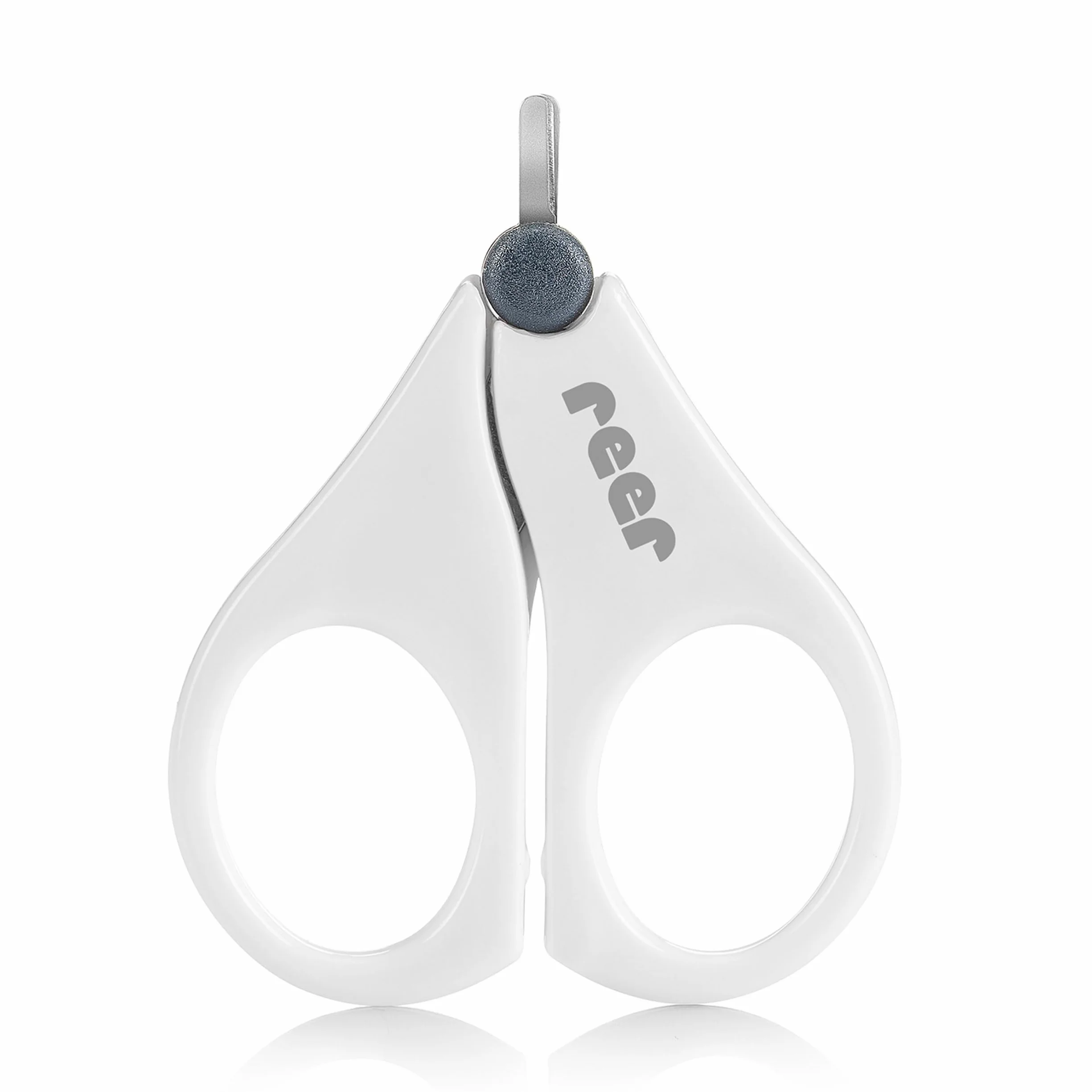 Reer 81060 BabyCare nożyczki do paznokci dla niemowląt, białe
