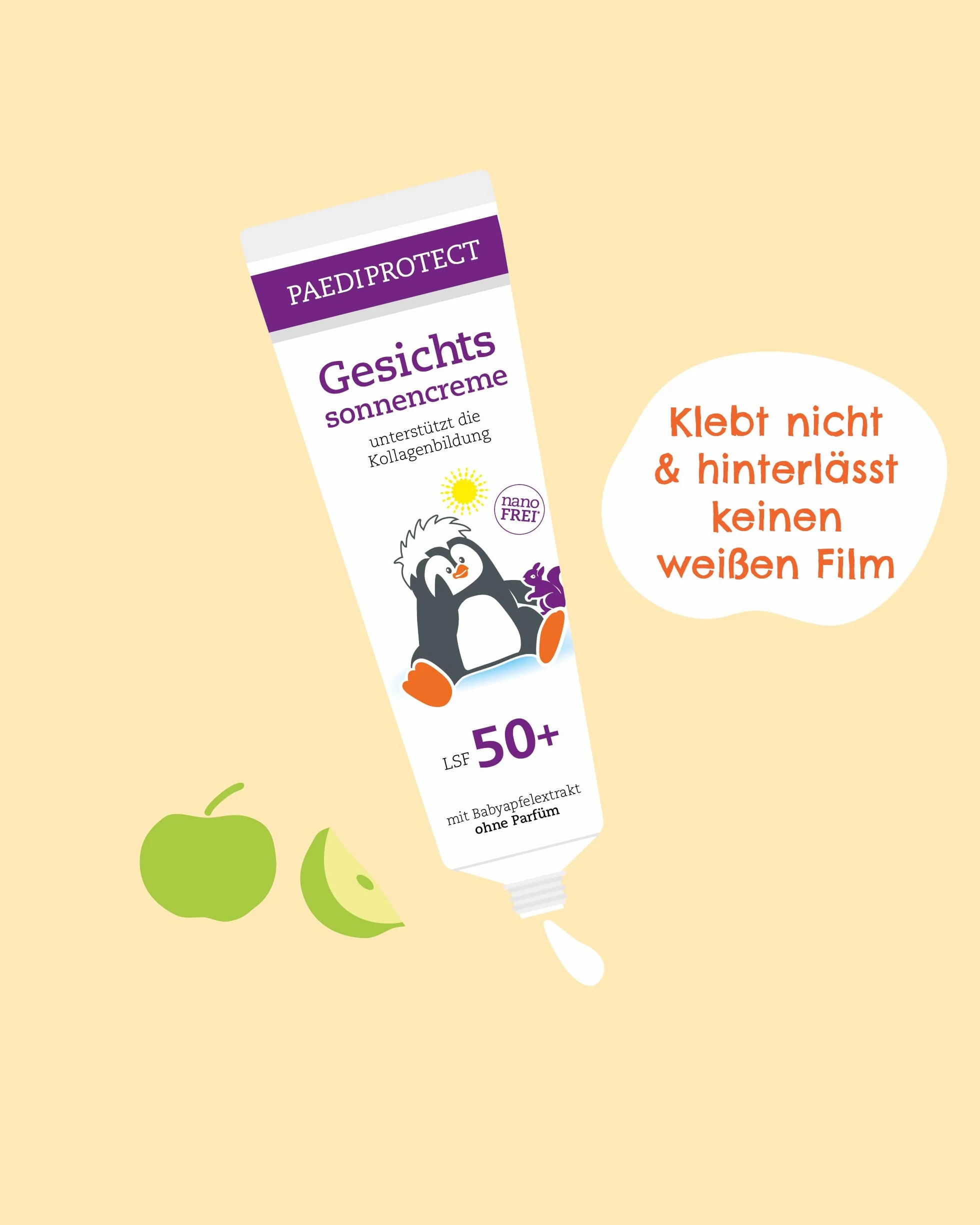 PAEDIPROTECT Zestaw wiosenny 5 produktów do ochrony przeciwsłonecznej i pielęgnacji skóry dla niemowląt i dzieci, SPF 50+, w zestawie: 2 x krem przeciwsłoneczny do twarzy, 1 x spray przeciwsłoneczny