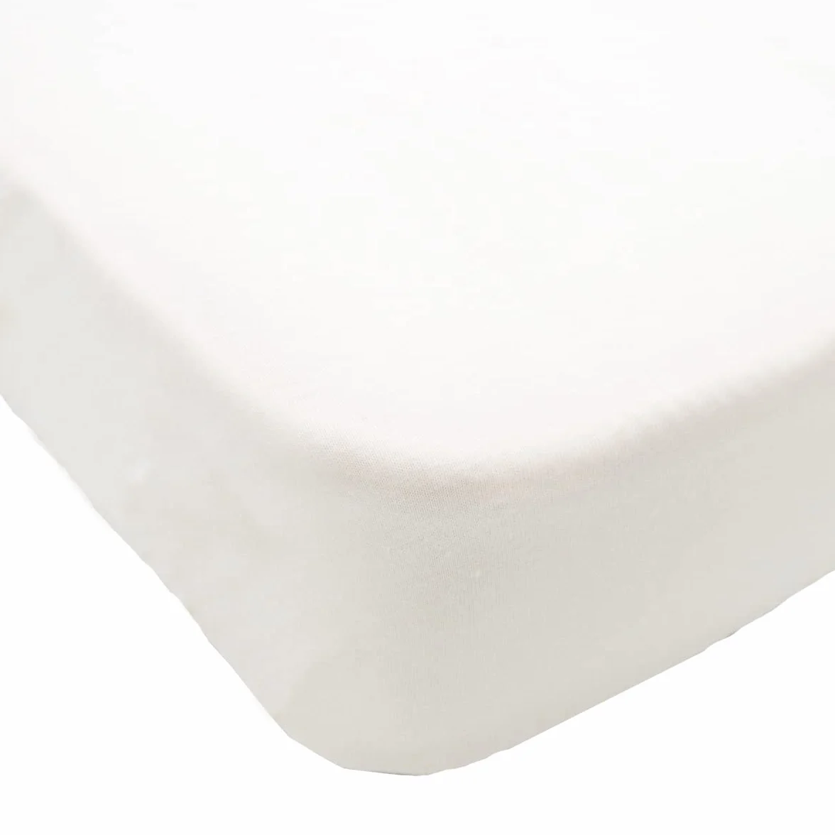 BabyCalin - Prześcieradło z gumką 60 x 120 x 15 cm, certyfikat Öko-Tex Ecru