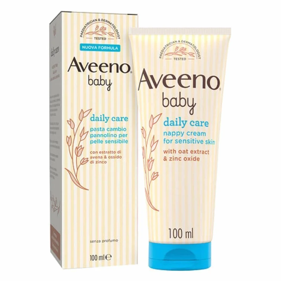 Aveeno Baby Daily Care krem do zmiany pieluszek tlenek cynku ekstrakt z owsa 100 ml