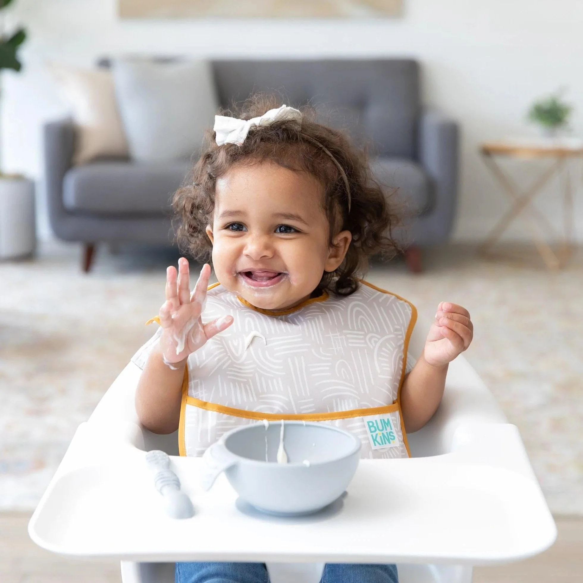 Bumkins SuperBib Baby Toddler Bib 6-24 Months Waterproof Fabric 3-pk Desert Boho