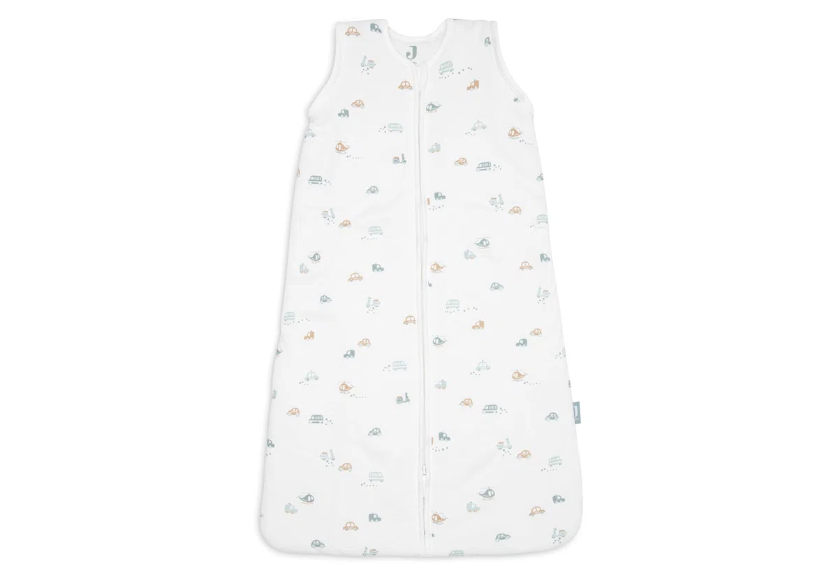 Jollein Śpiwór niemowlęcy – 110 cm – On The Go – bawełna – 2,5 do 3,5 TOG – zdejmowane rękawy – certyfikat Öko-Tex – śpiwór dla niemowląt – śpiwór zimowy – również na wiosnę i jesień