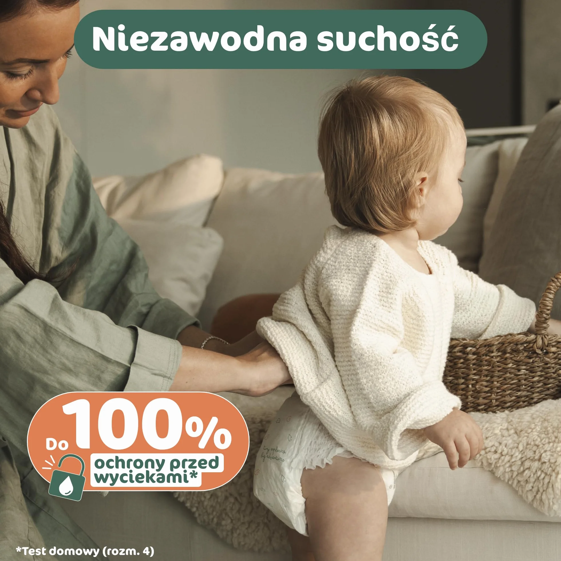 Naty FreeMovers Pieluchomajtki | Dla Wrażliwej Skóry | Miękkie, Bezzapachowe, do Nocnikowania | Chłonne i Przeciekoodporne | Niemowlęta i Dzieci | Rozmiar 5 (12–18 kg), 80 szt.
