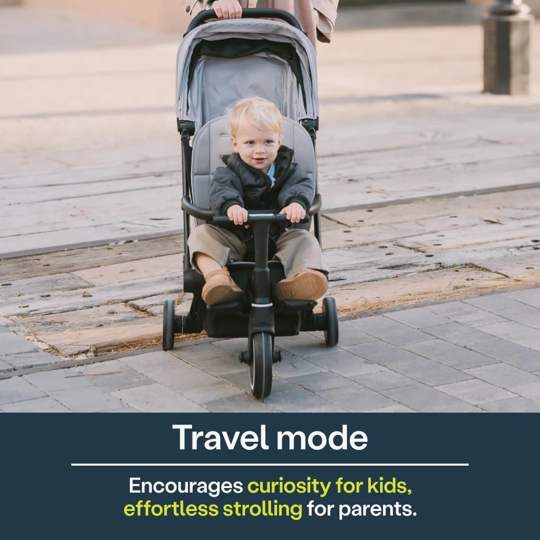 smarTrike Traveler Active wózek dla dzieci w wieku od 4 miesięcy do 6 lat, niebieski (Midnight Blue)