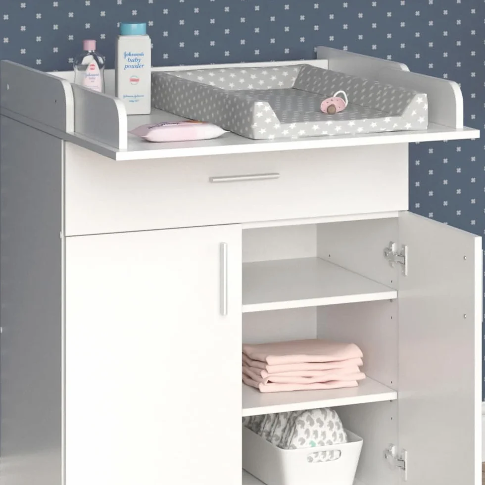 Vicco Przewijak dla dziecka Lena Biały 75.2 x 101.5 cm convertible en commode standard