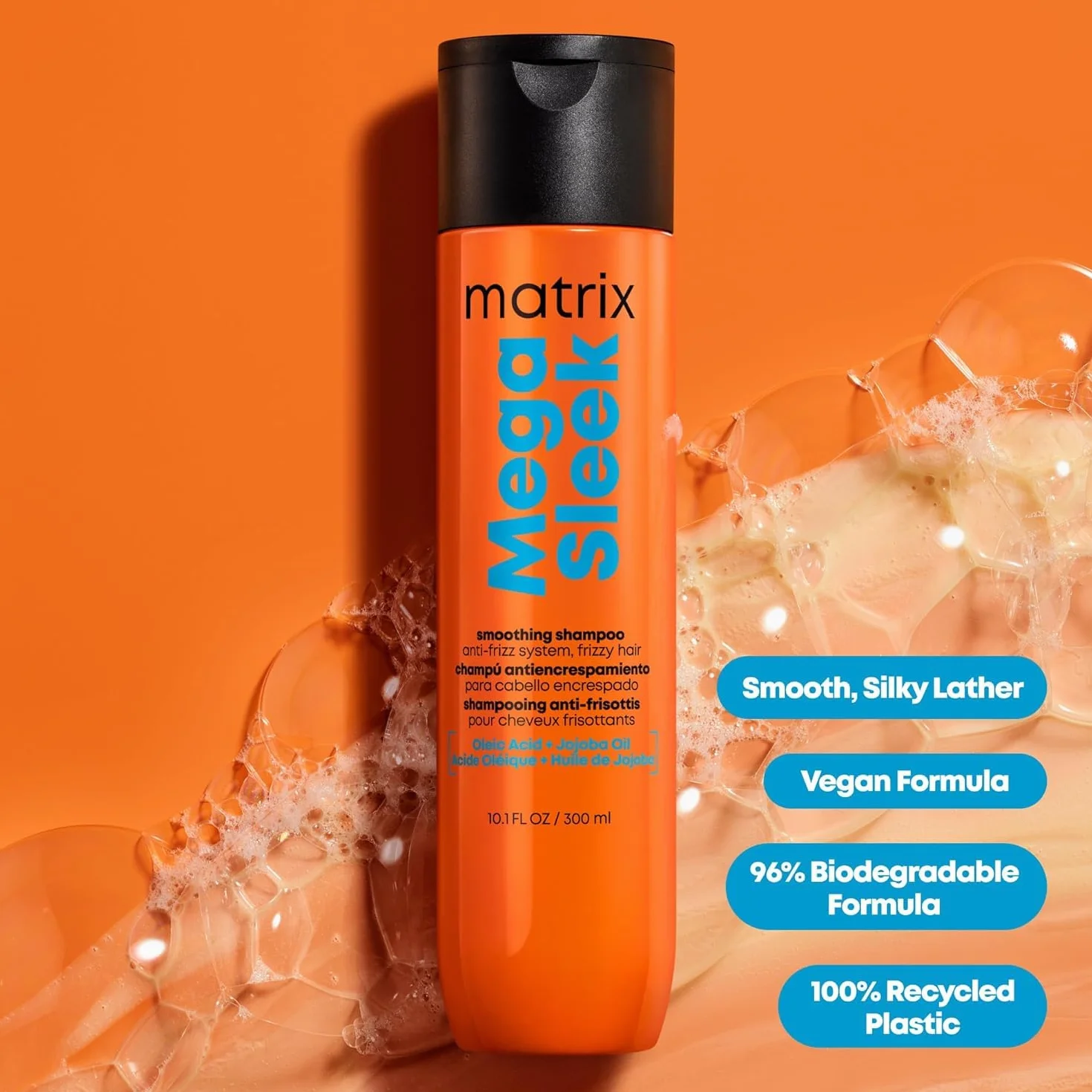 Matrix Mega Sleek szampon wygładzający przeciw puszeniu się 300 ml