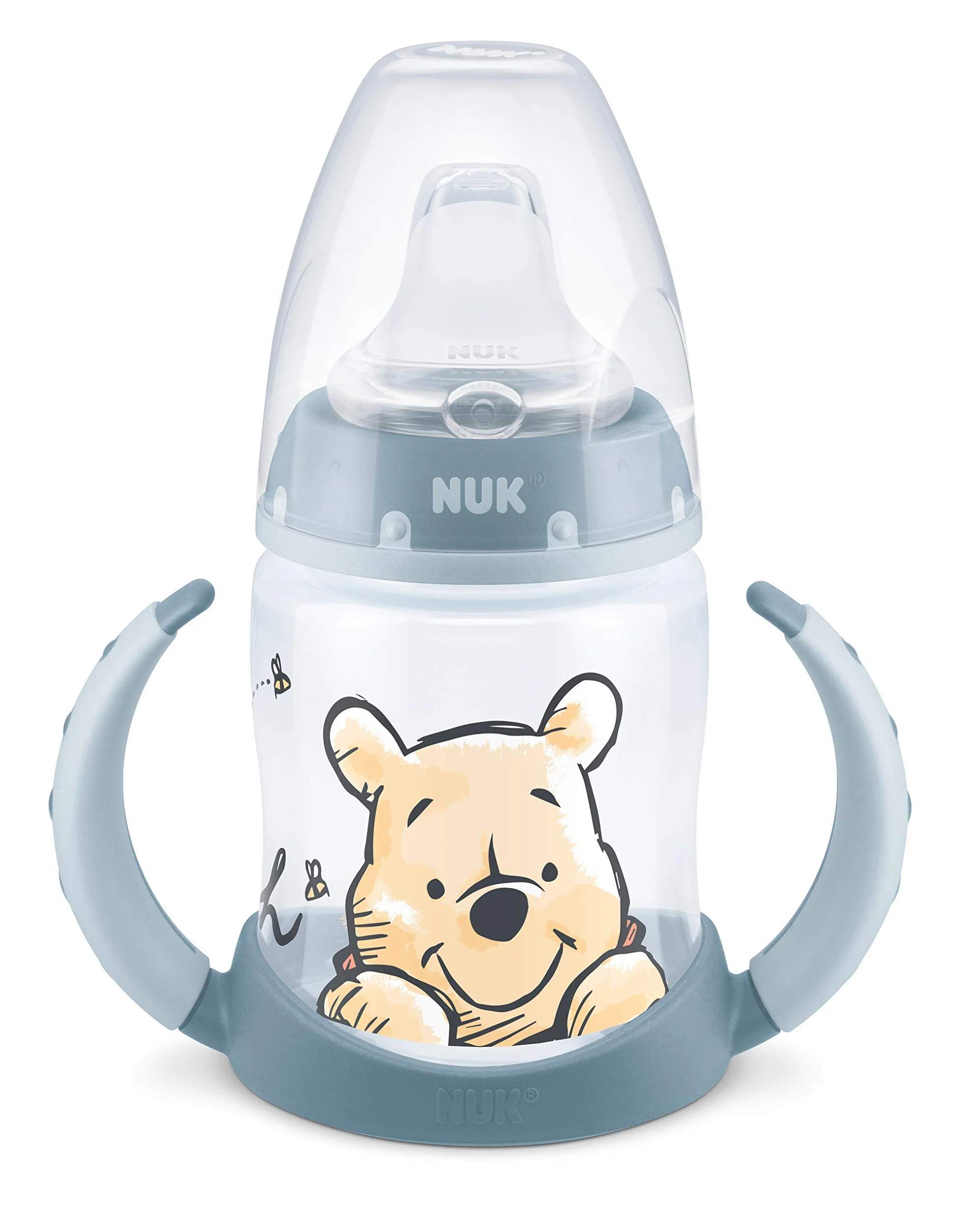 Kubek niekapek NUK First Choice Learner Cup 150 ml 6-18 miesięcy Winnie niebieski