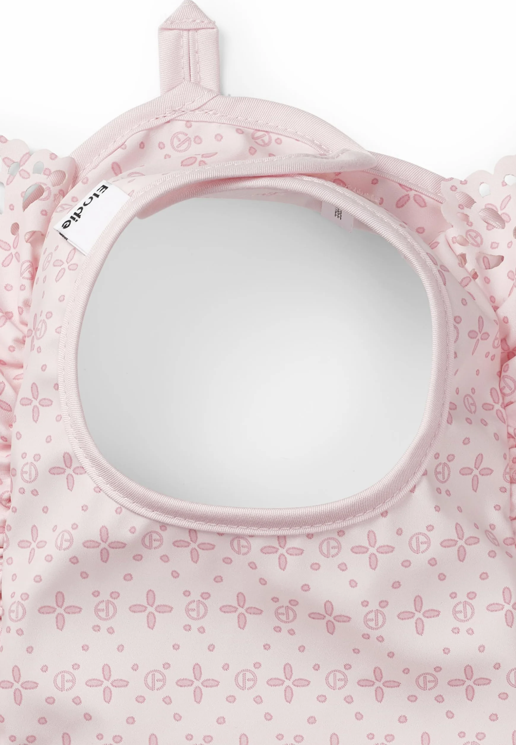 Elodie Details Miękki wodoodporny śliniak dla niemowląt - skandynawski design - English Embroidery Pink