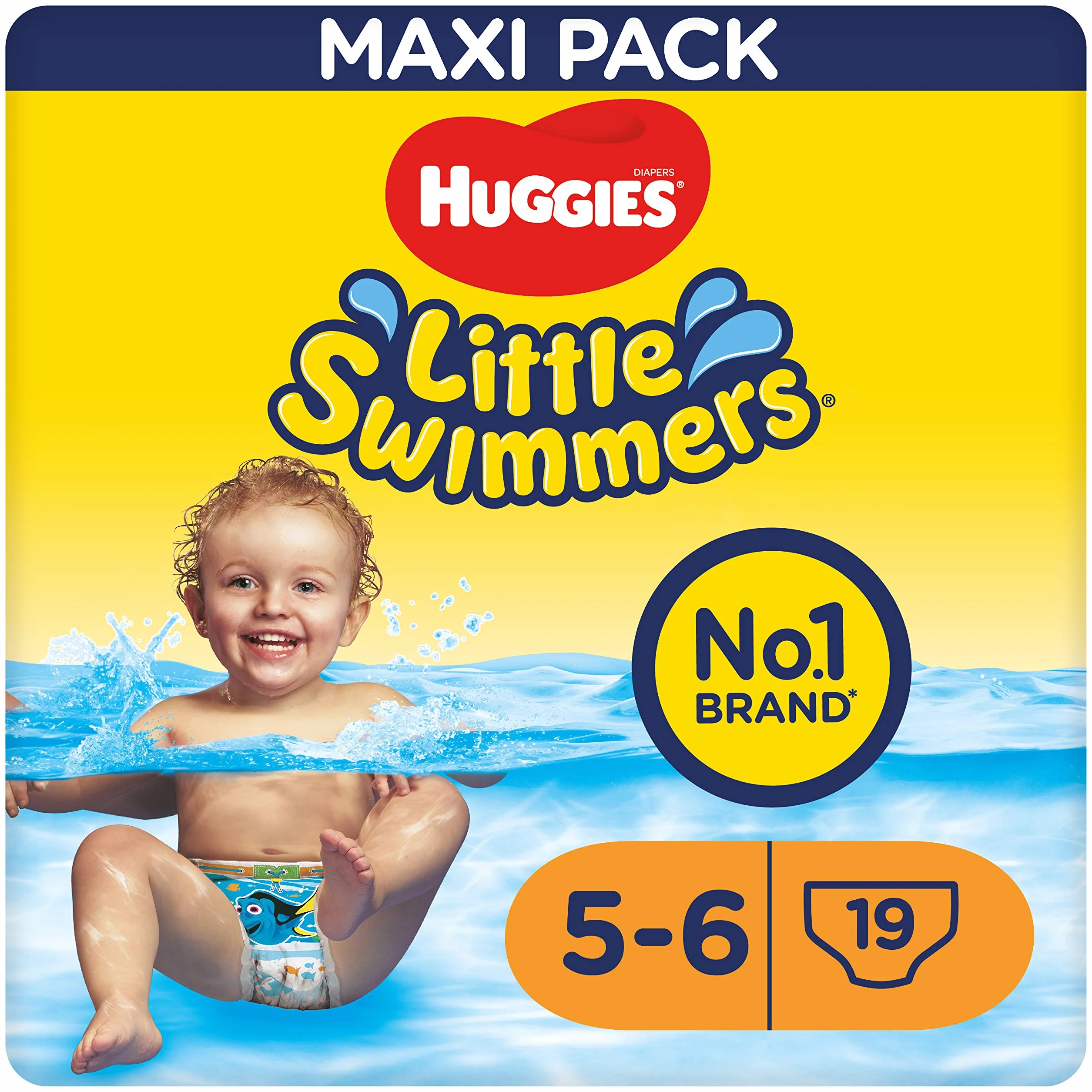 Huggies Little Swimmers Pieluchy do Pływania Rozmiar 5-6