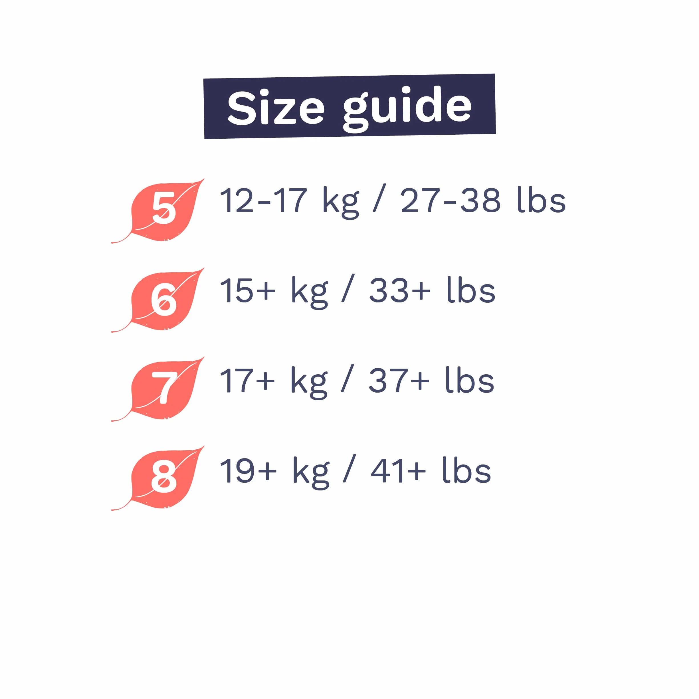 Pura Eco Nappy Pants rozmiar 8 (19 kg+) 15 nóżek odpinane szelki hipoalergiczne bez zapachu