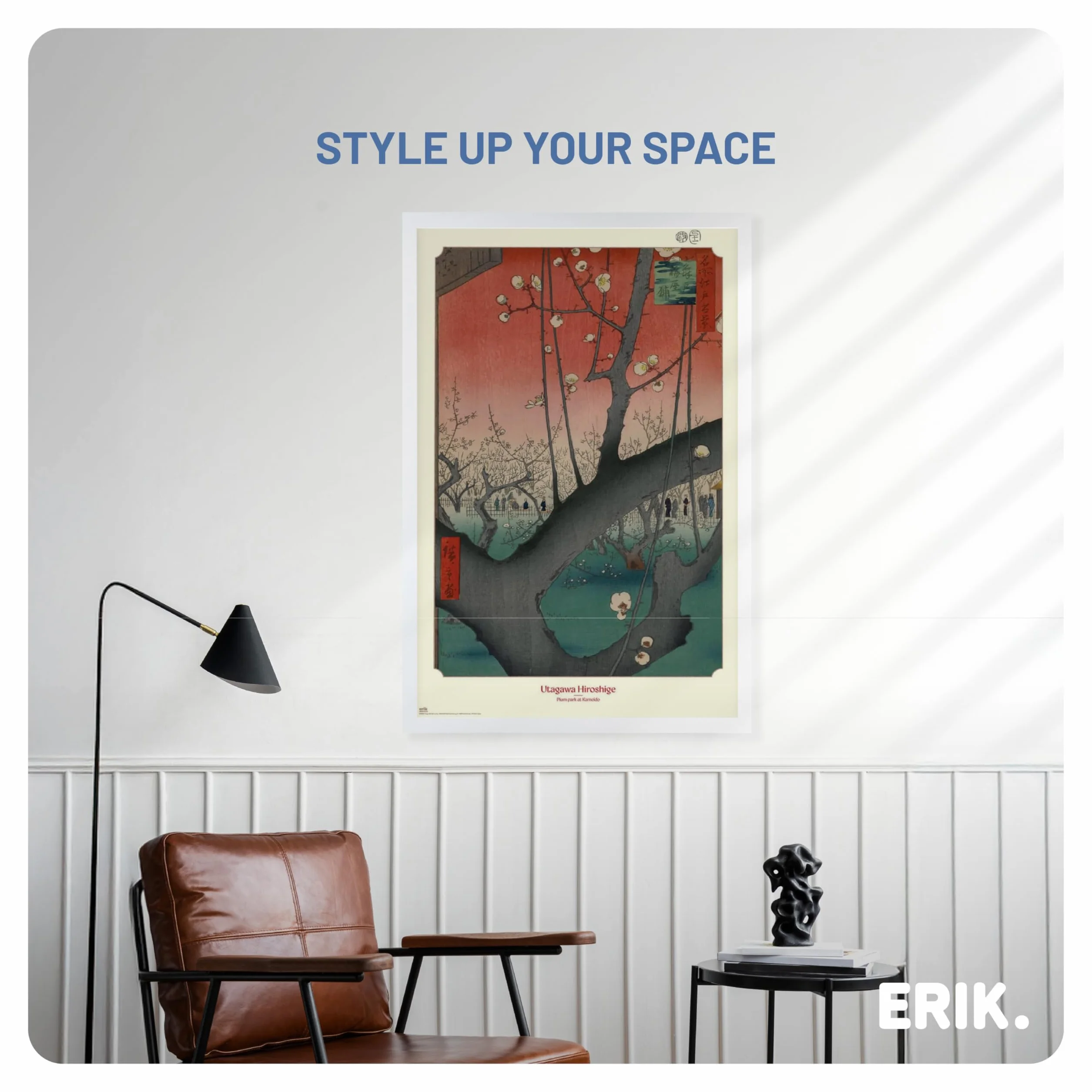 Grupo Erik Poster Frame 61 x 91.5cm White Photo Frame Wall Large Picture Frame Art Wall Decor