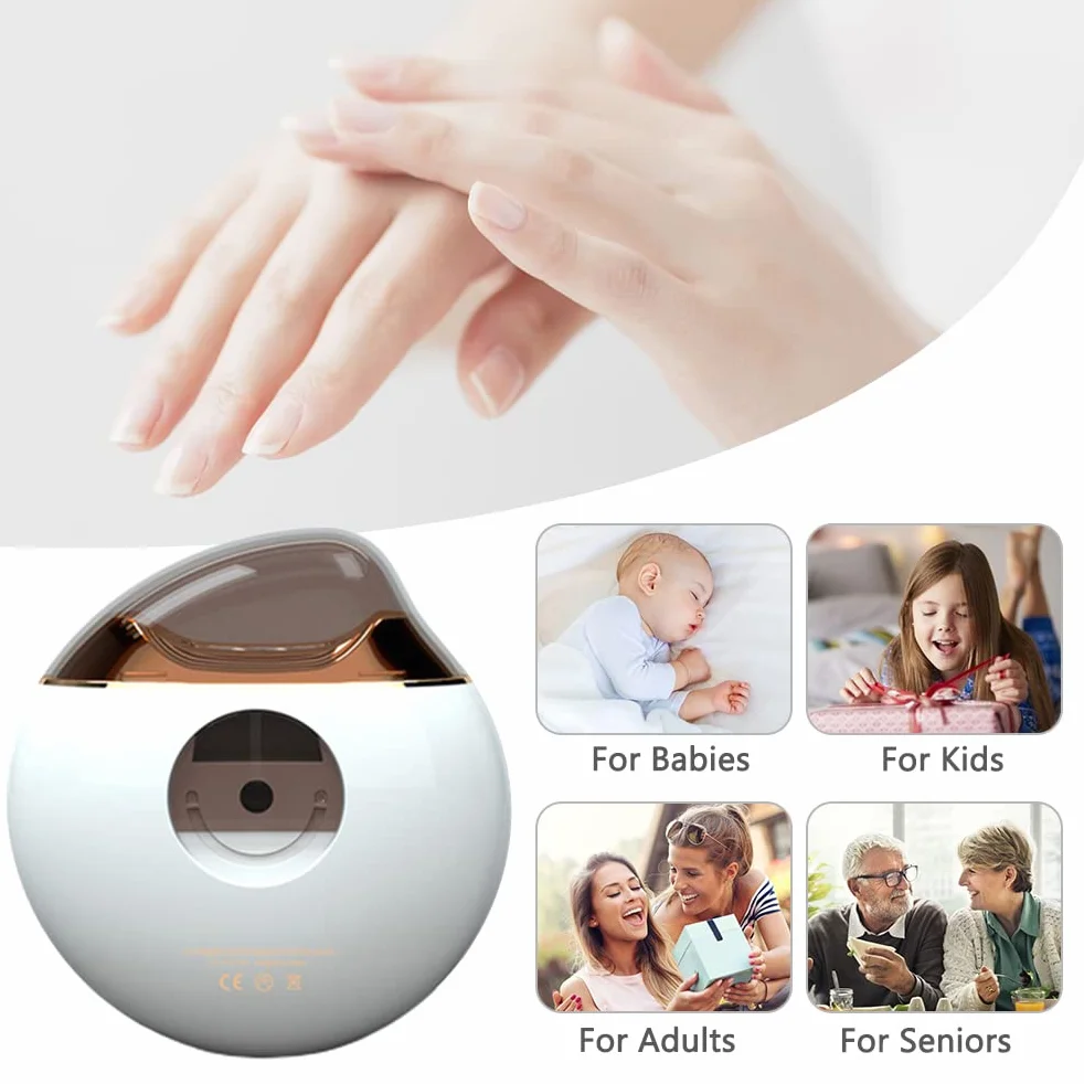 Obcinacze do paznokci elektryczne, pilnik do paznokci automatyczny, nożyczki do paznokci, zestaw do manicure, trymer do paznokci dla dzieci, dorosłych, seniorów