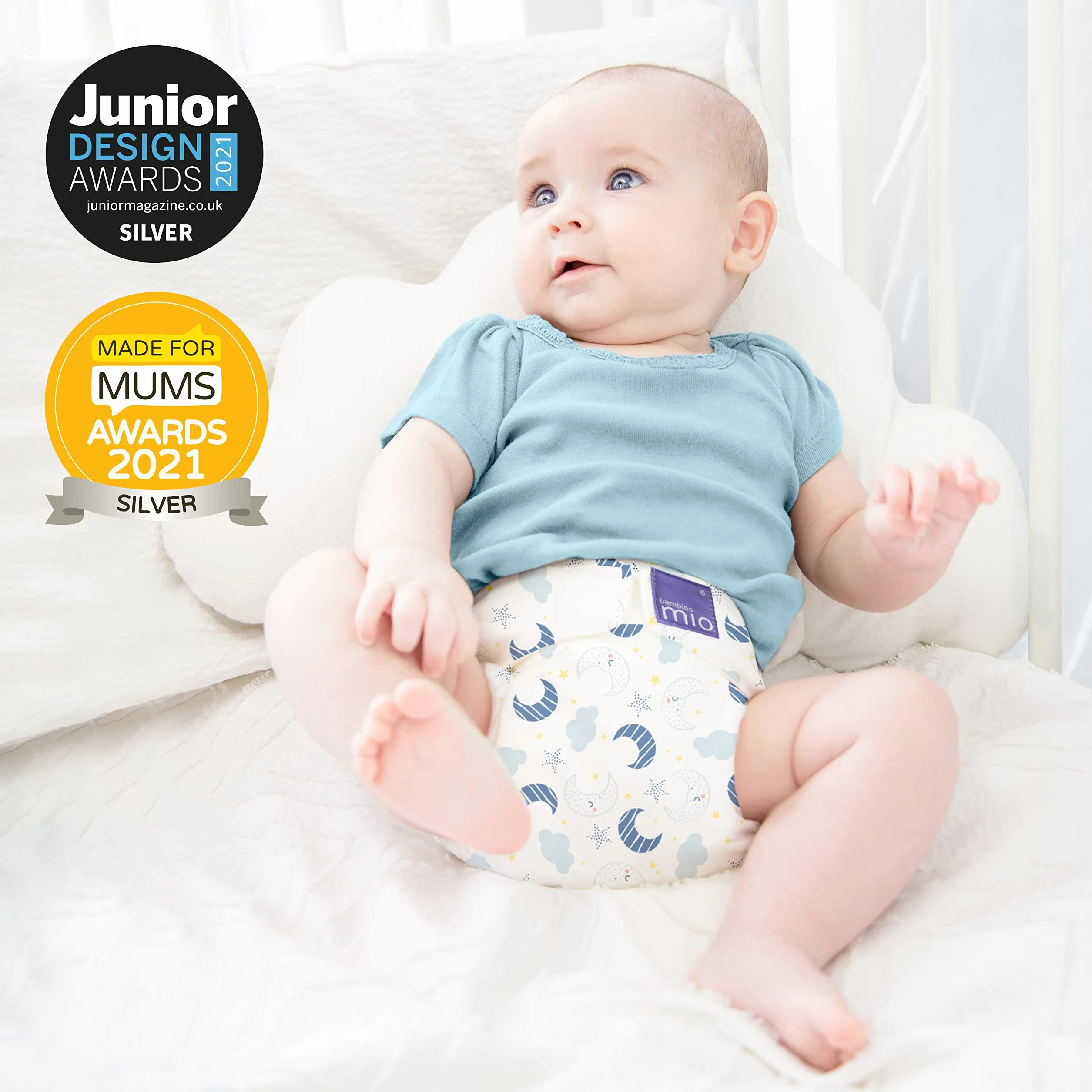 Bambino Mio, mioduo wielorazowy otulacz do pieluszek, rośnij zdrowo, rozmiar 1 (<9kg)