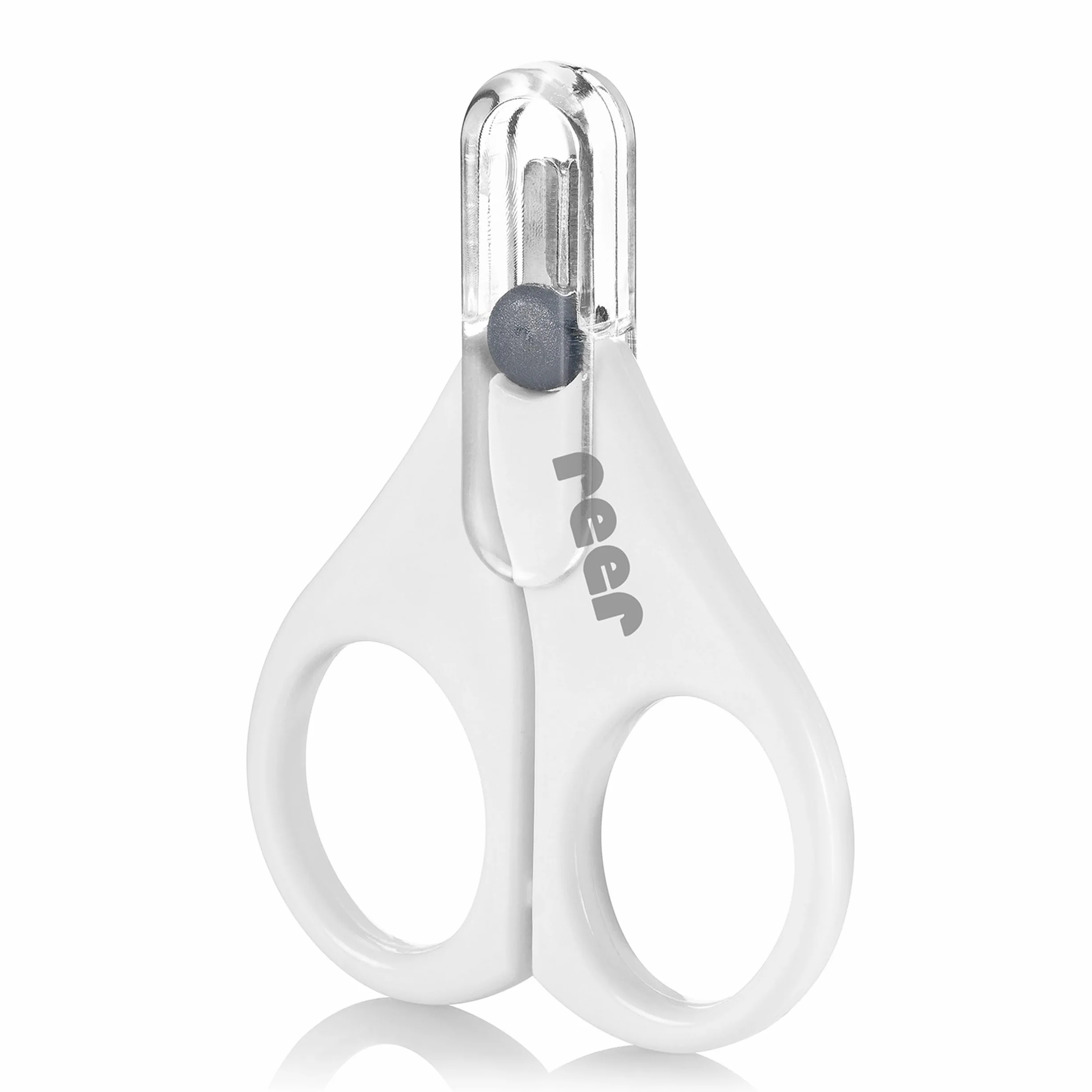 Reer 81060 BabyCare nożyczki do paznokci dla niemowląt, białe