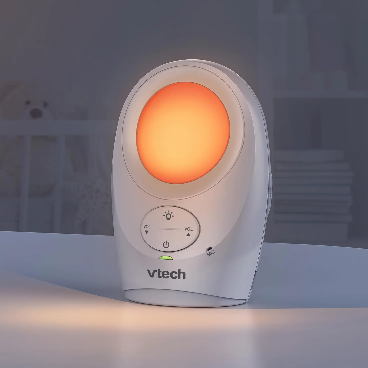 VTech - Babyphone Night Light - funkcja lampki nocnej, komunikacja rodzic/dziecko - BM1211 - wersja PL