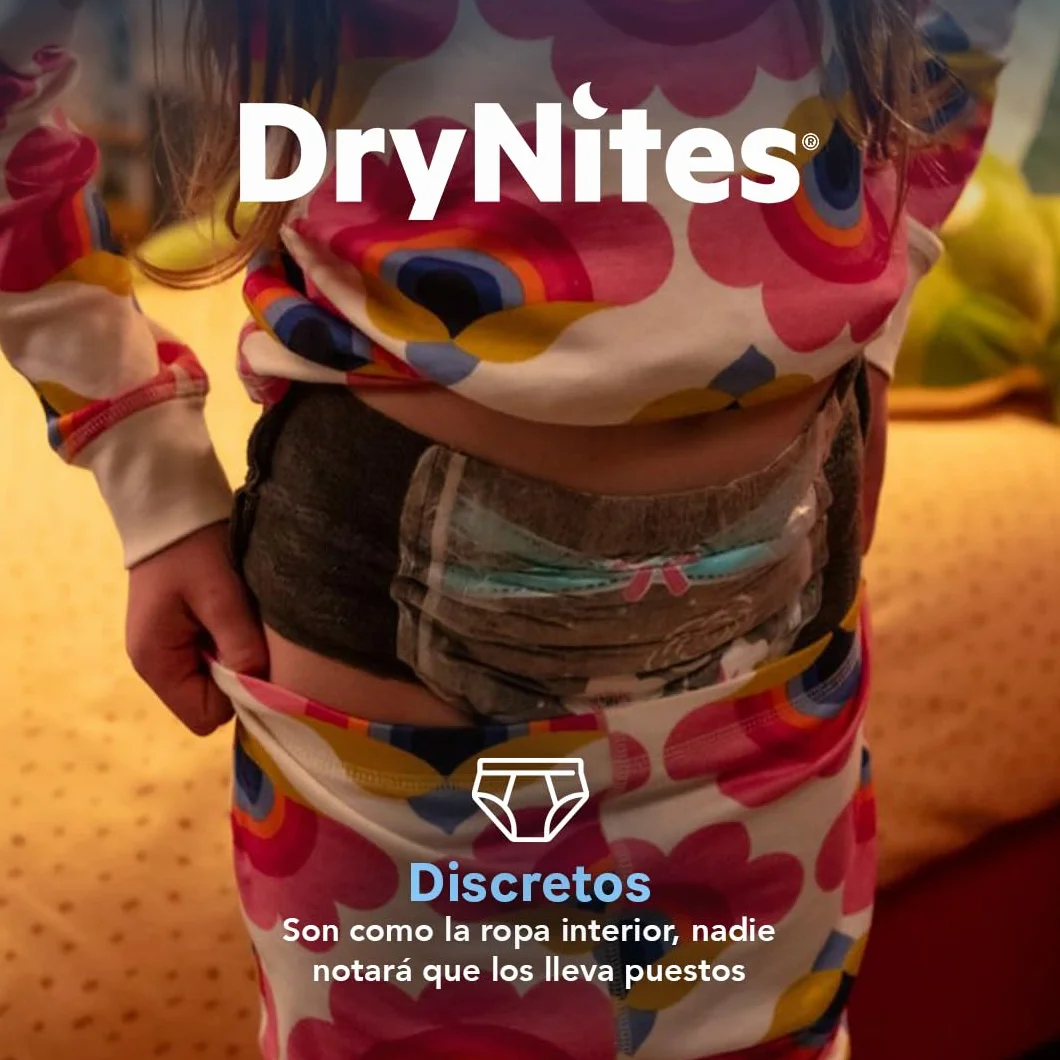 Huggies DryNites Dziewczynka 4-7 lat (17-30 kg) x16