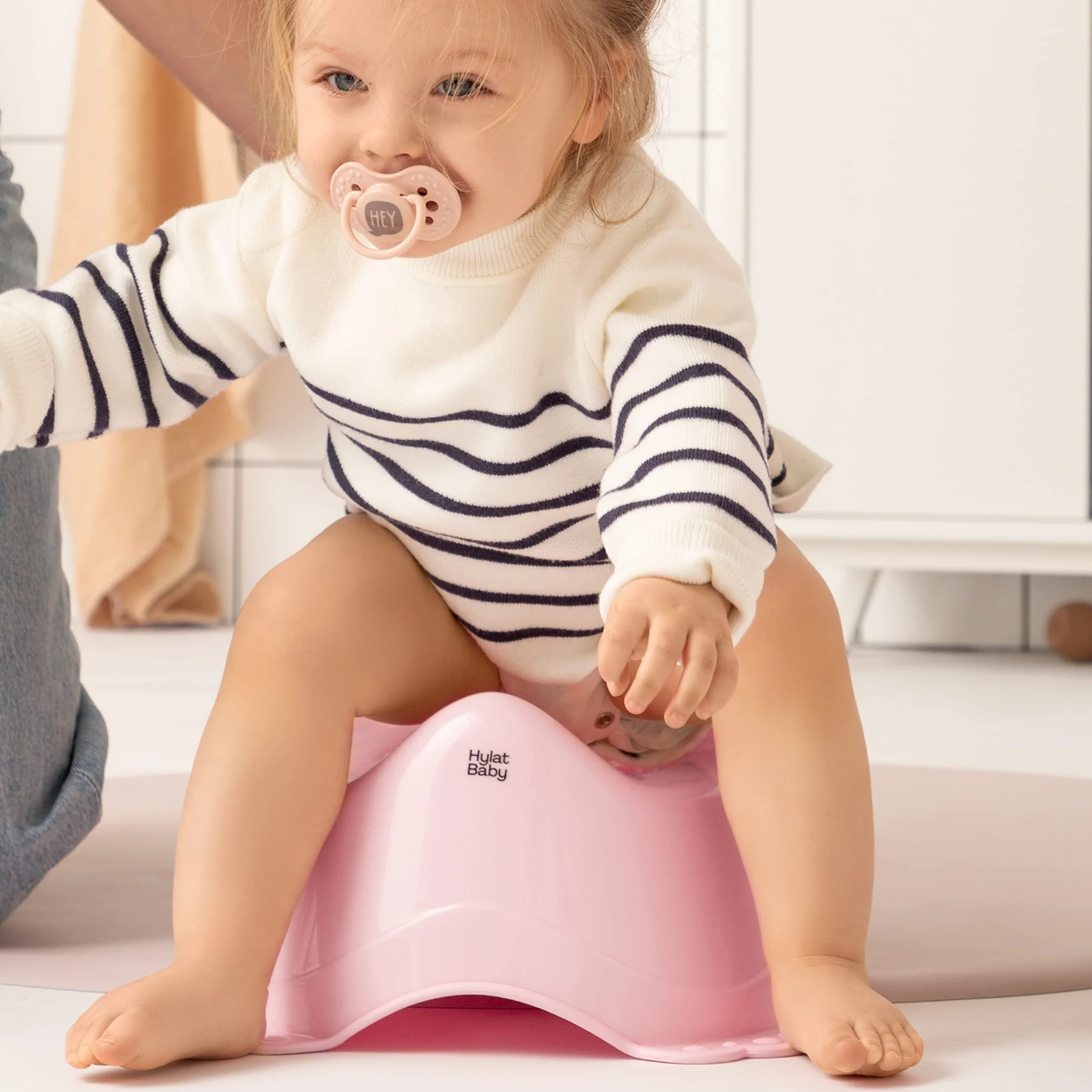 Hylat Baby Nocnik dziecięcy różowy Friends dla chłopców i dziewczynek od 2 lat