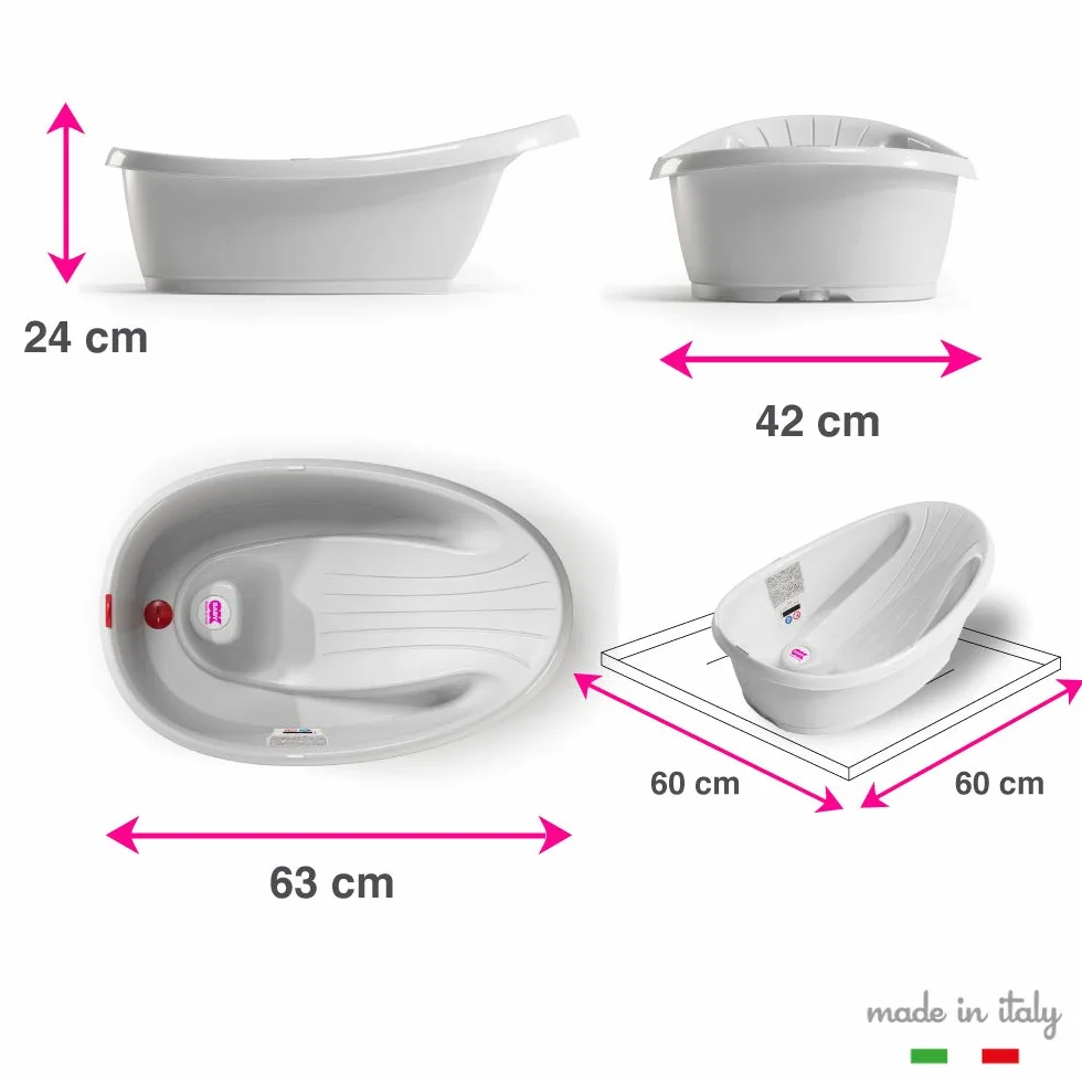 Okbaby 38926888 Wanienka, Biały, ‎41.91 x 23.88 x 62.99 cm; 920.79 g, Maksymalnie 15 kg