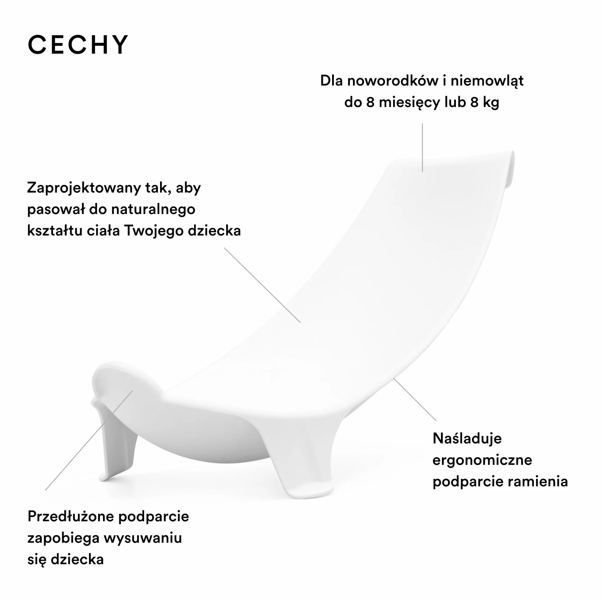 Stokke Flexi Podpórka siedzenie dla noworodka do wanny, do 8 miesięcy/8 kg
