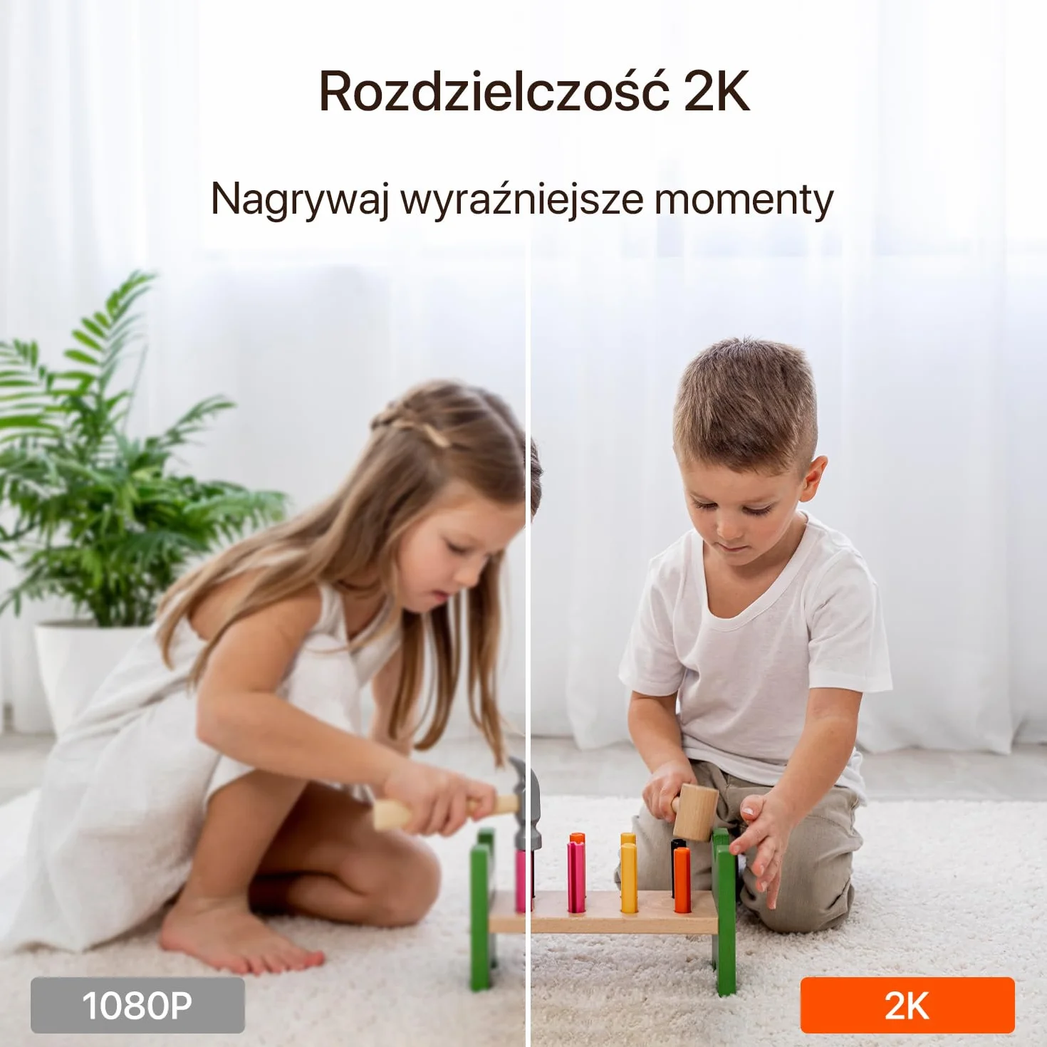 Tenda CP3 V3.0 kamera monitorująca 2K Wi-Fi 360° FHD 3MP noktowizor wykrywanie ruchu