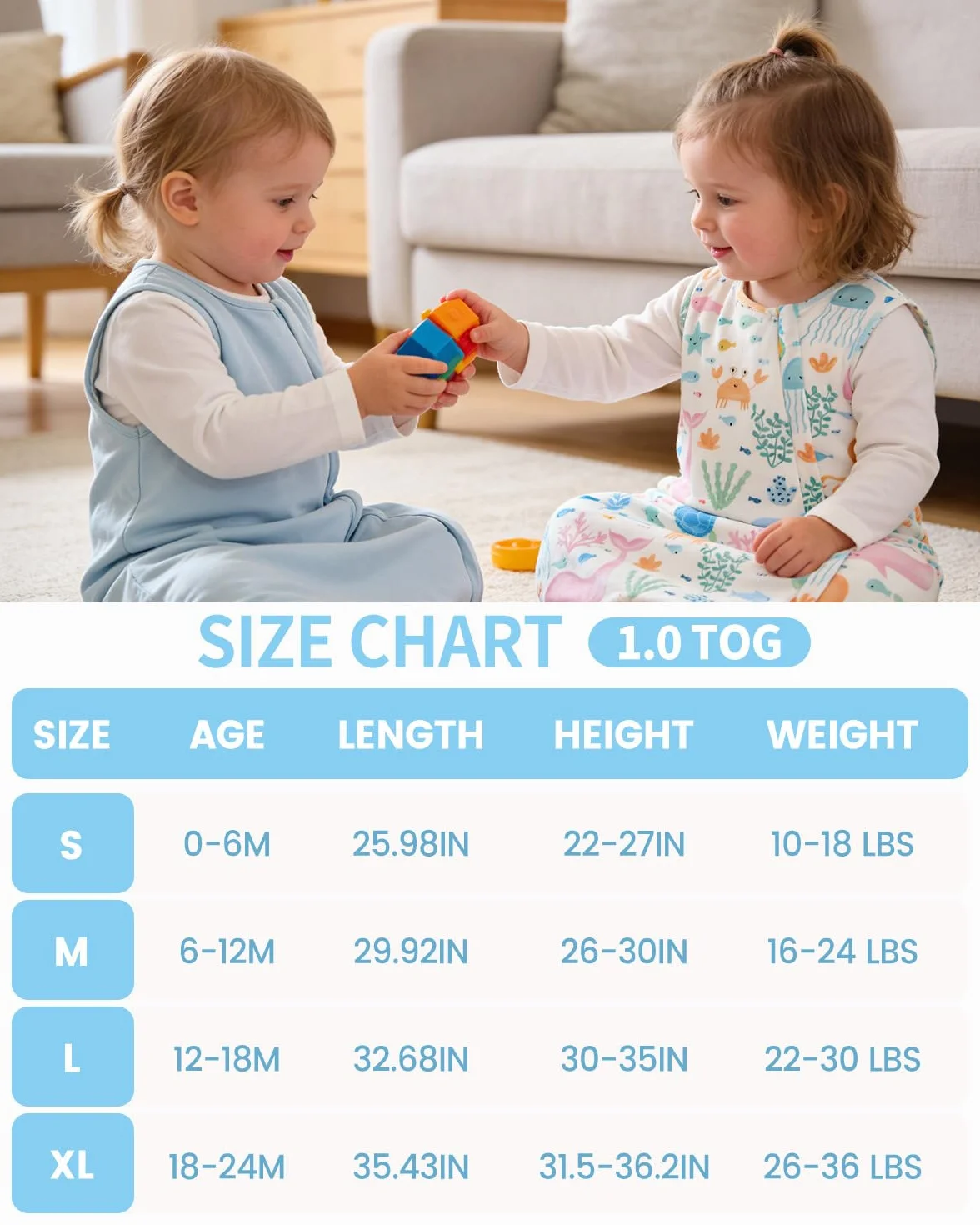 JiAmy Bambus Baby 1.0 tog