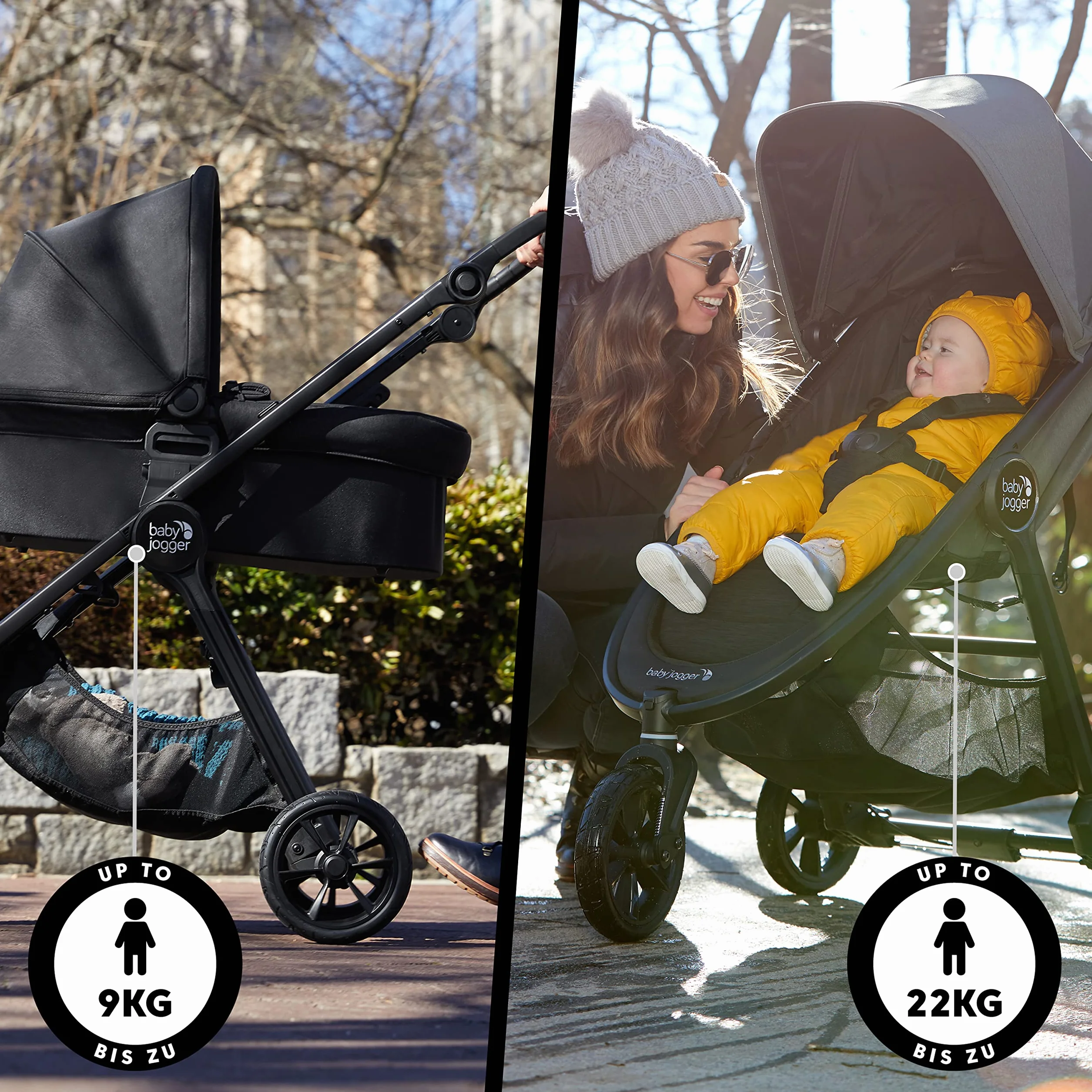 Wózek dziecięcy biegowy Baby Jogger City Mini GT2 czarny