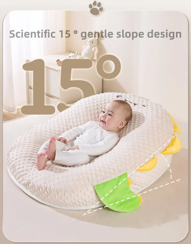 Poduszka do karmienia niemowląt, poduszki do karmienia piersią, poduszki wspierające karmienie dziecka. Poduszka do karmienia piersią z refluksem, aby zmniejszyć plucie, zdejmowane poduszki do
