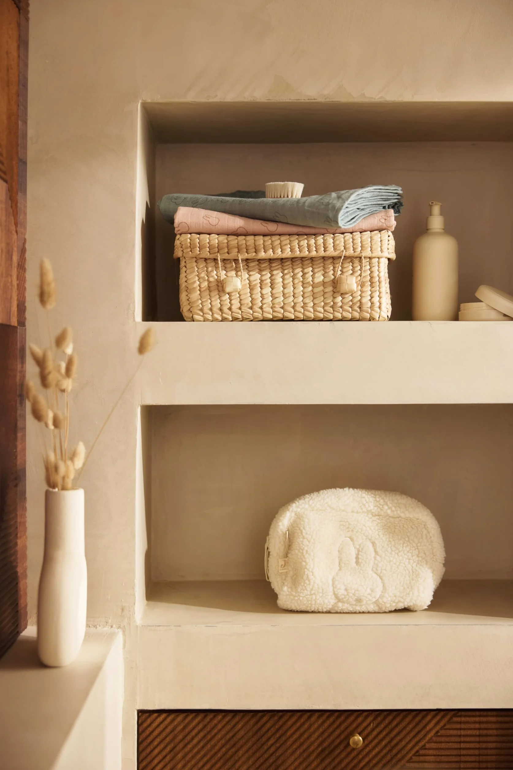 Jollein Torba na pieluchy frotte Teddy Miffy Oatmeal Organizer