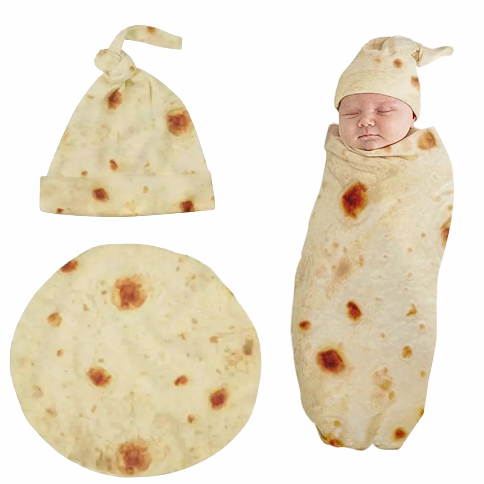 Neugeborene Baby Burrito Swaddle Decke Koperta z domkiem dla niemowląt 85X85cm
