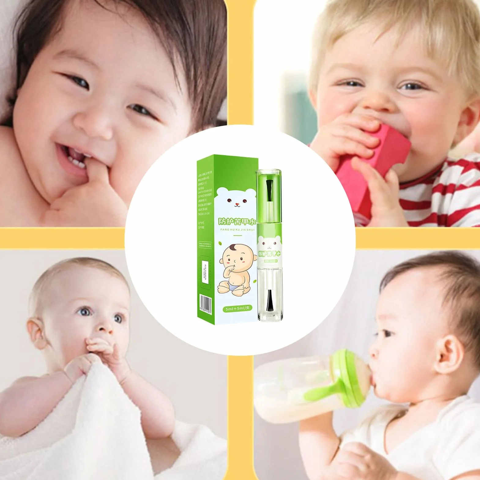 Stop Nail Biting, Long-Lasting Protective, Solution to Prevent Finger Sucking Habits in Toddler, 10ml Stop Thumb Sucking for Kids, Boys, Girls, and Children of All Ages