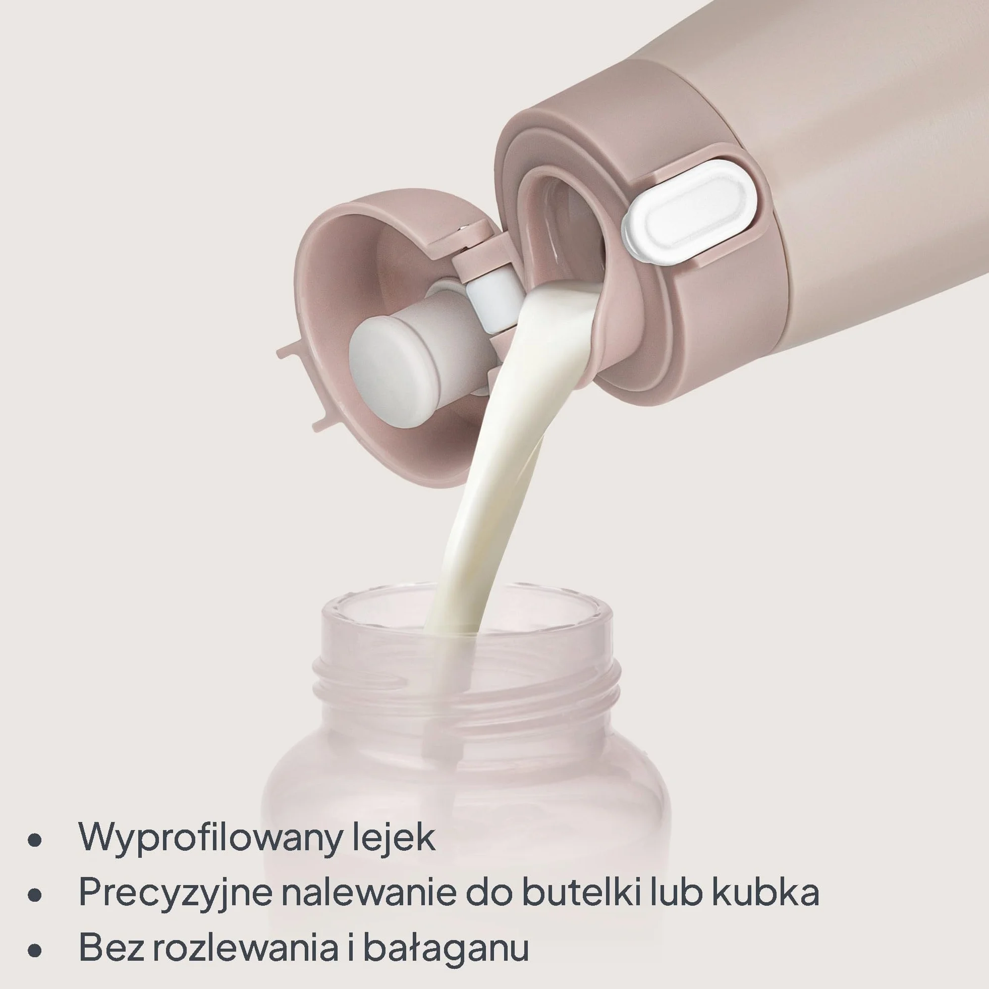 Lionelo Thermup przenośny podgrzewacz do butelek bezprzewodowy stal nierdzewna 37-55°C