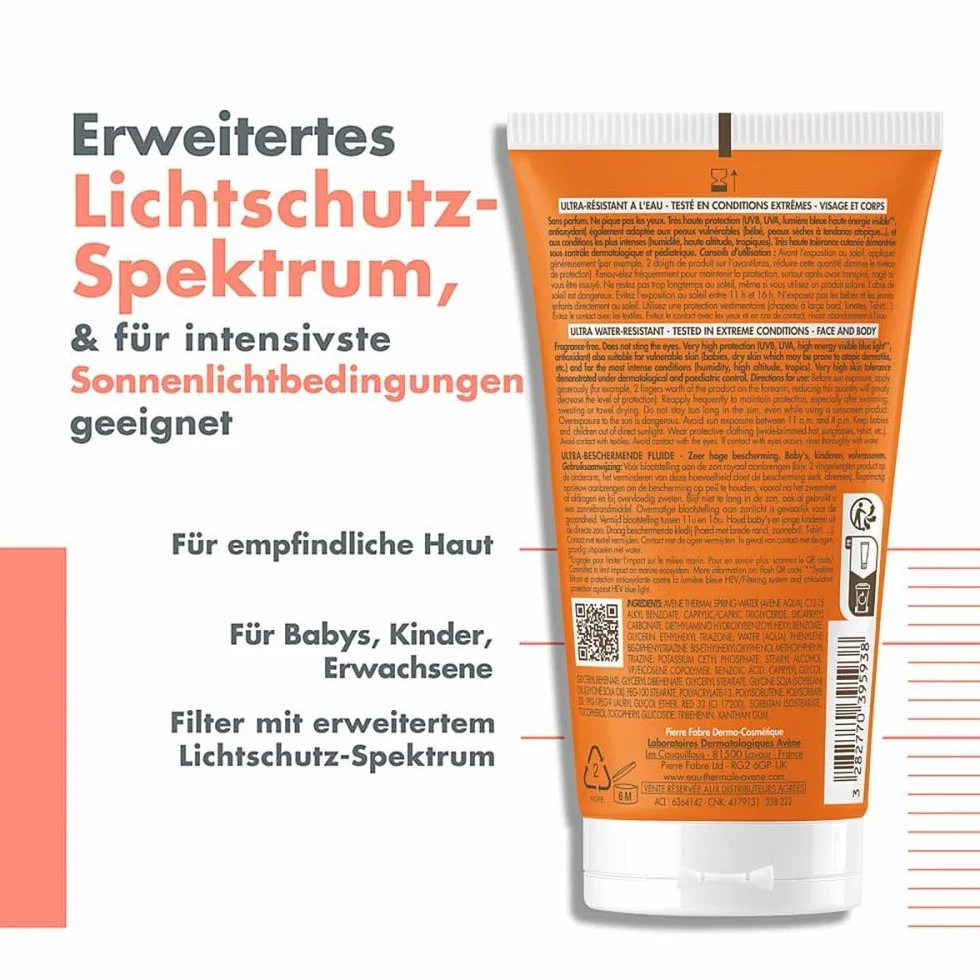 EAU THERMLE AVENE INTENSE PROTECT SPF 50+ 150 ml