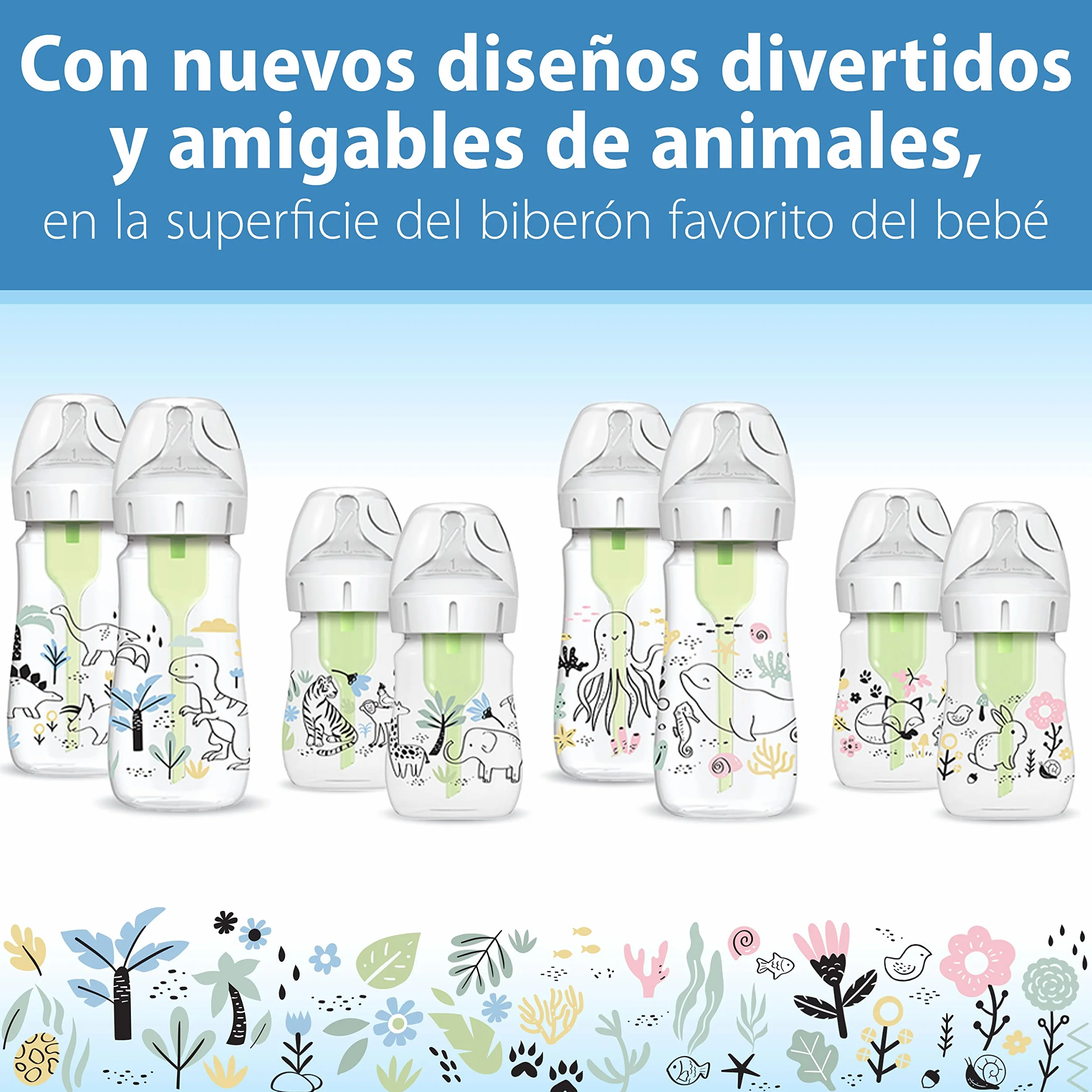 Dr. Brown's Natural Flow Anti-Colic Options+ butelki z szeroką szyjką 270 ml smoczek poziom 1 zestaw 2 szt.