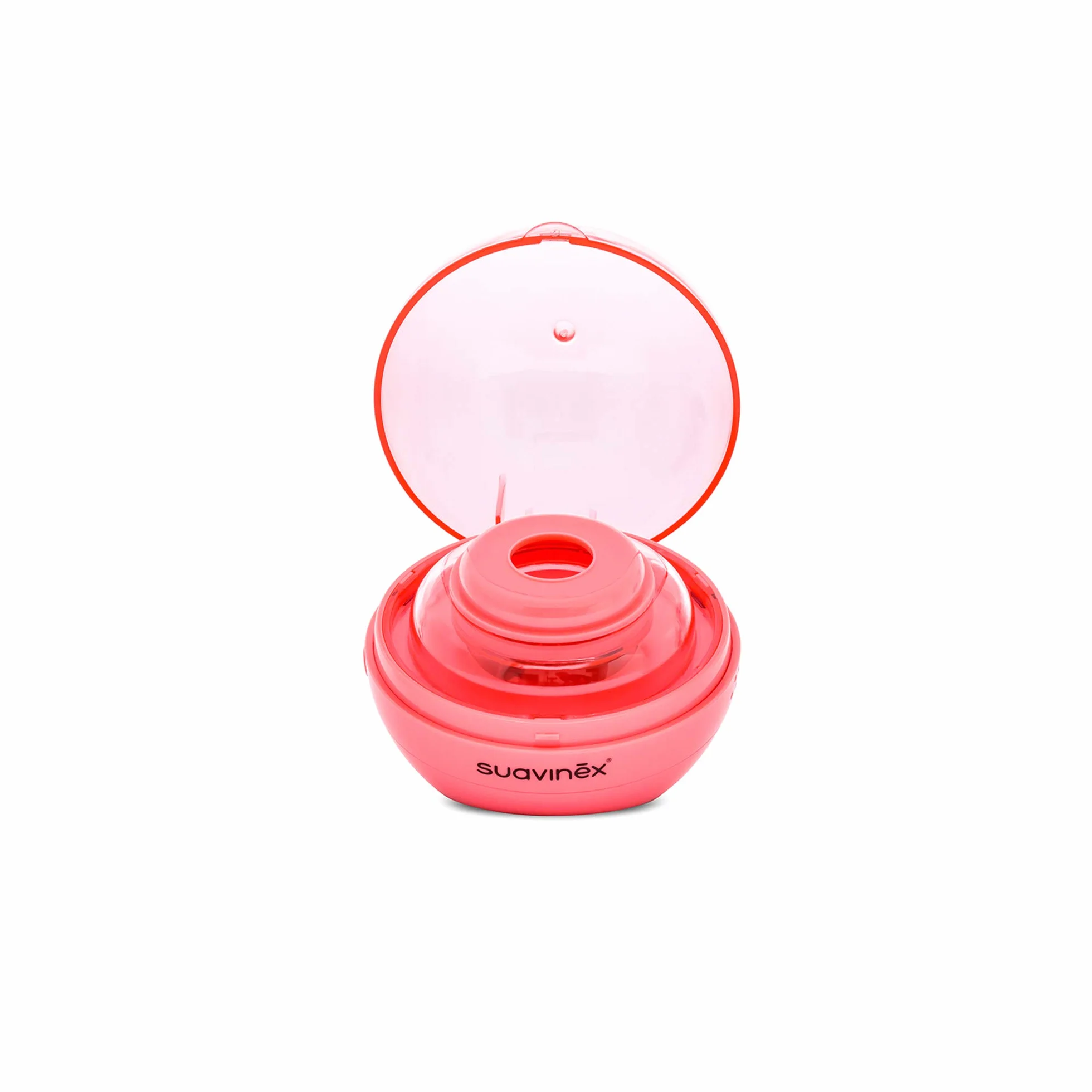 Suavinex Nomadyczny sterylizator lizaków UV 3 minuty USB baterie czerwony