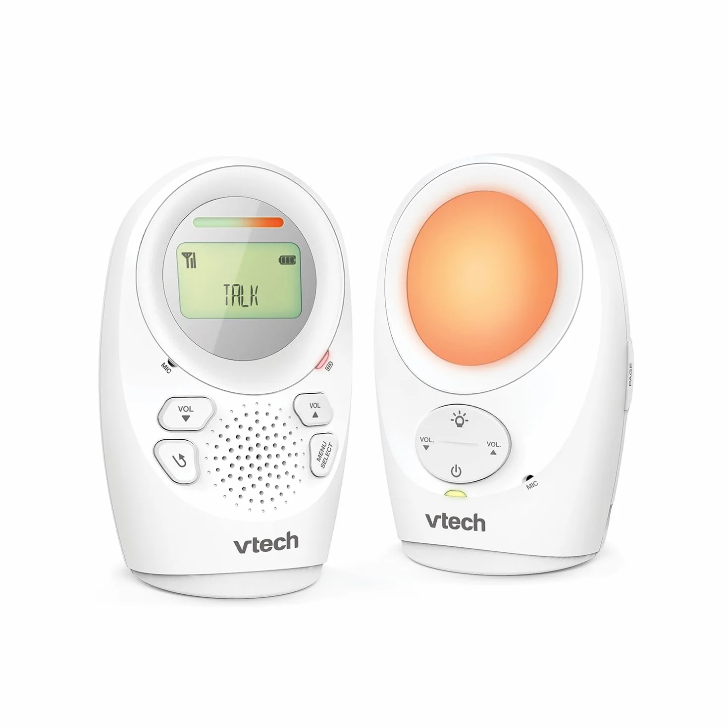 VTech - Babyphone Night Light - funkcja lampki nocnej, komunikacja rodzic/dziecko - BM1211 - wersja PL