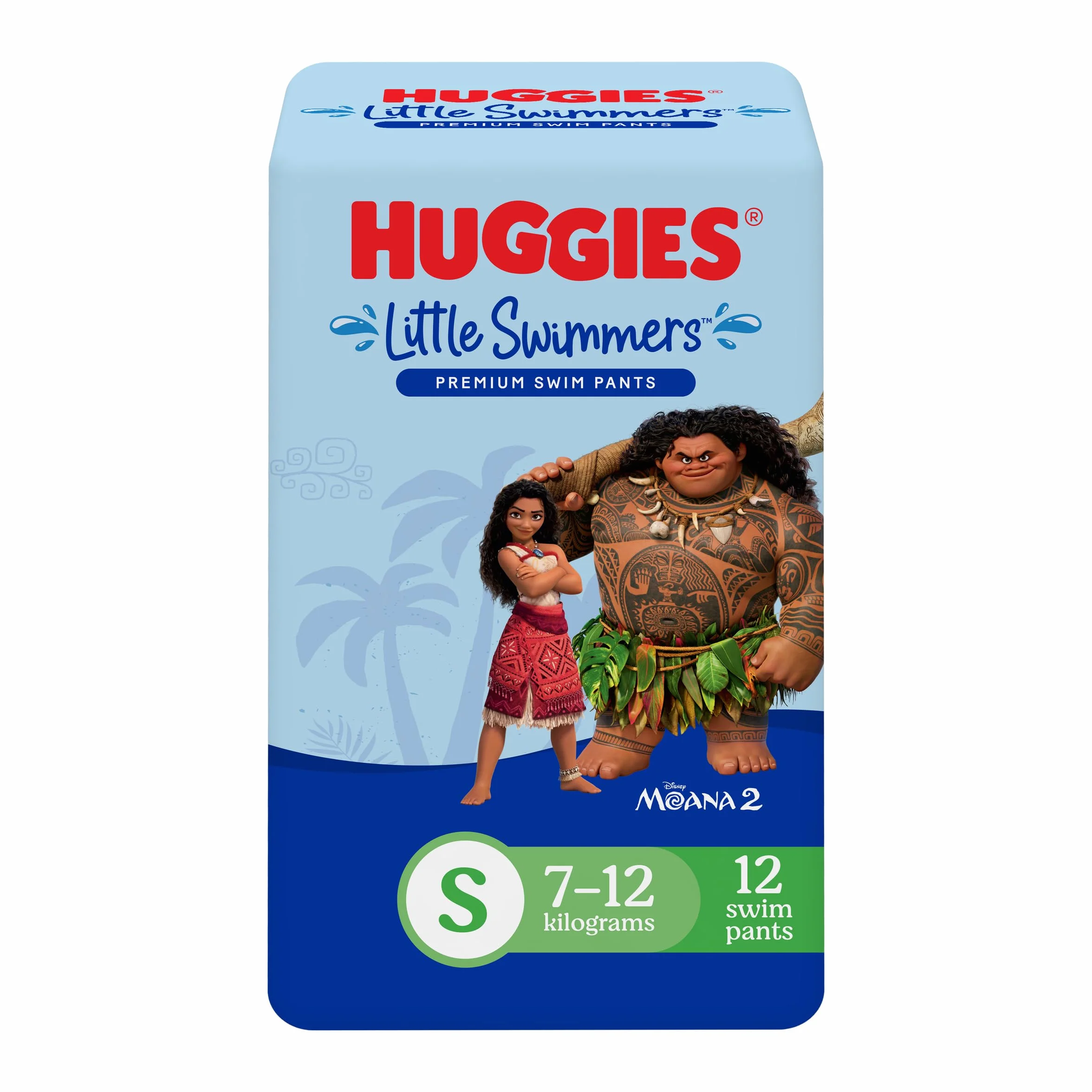 Huggies Little Swimmers Jednorazowe pieluchy do pływania - rozmiar 3-4 (7-15 kg), 2 x opakowanie po 12 szt. (24 pieluchy)