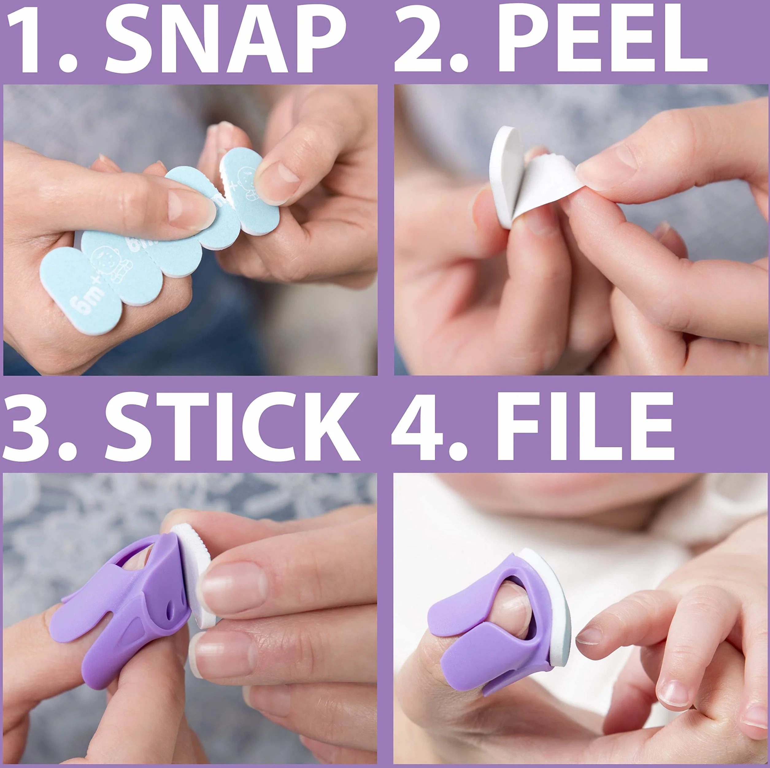 Baby Nails™ – Poręczny pilnik do paznokci dla niemowląt (od urodzenia)