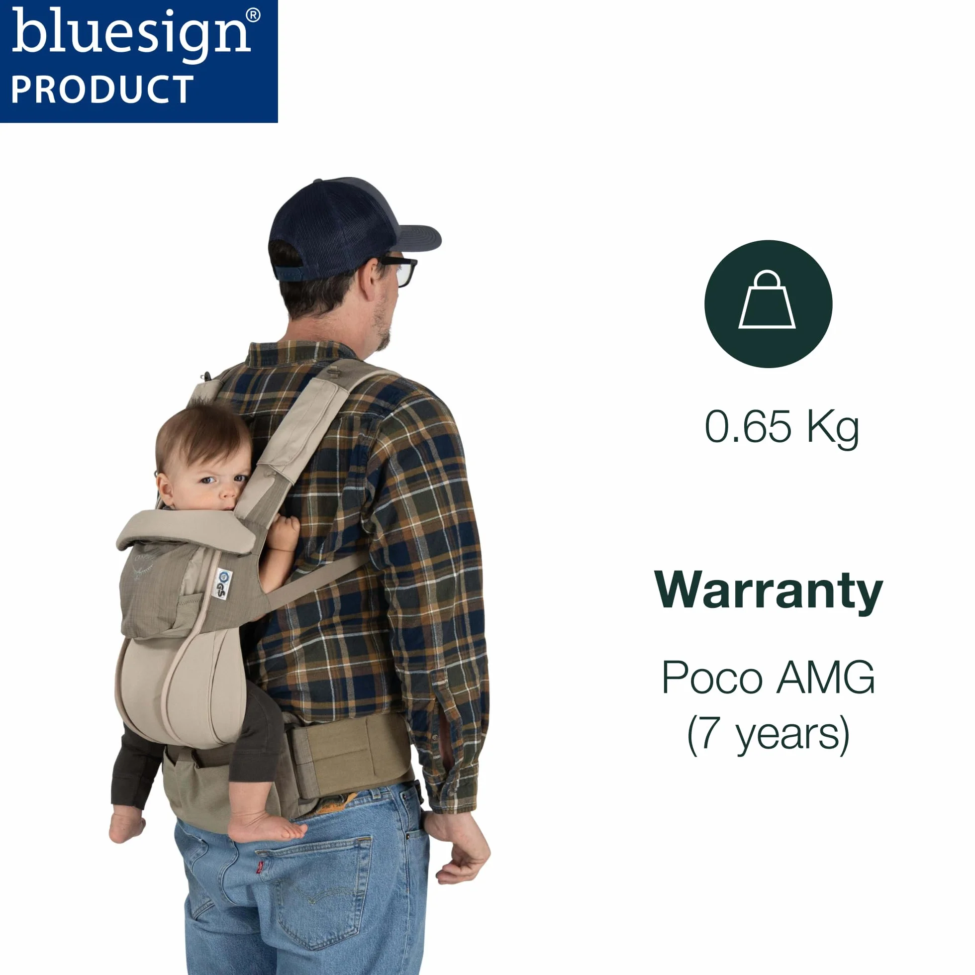 Osprey Poco Soft Child Carrier LT Tan Concrete O/S
